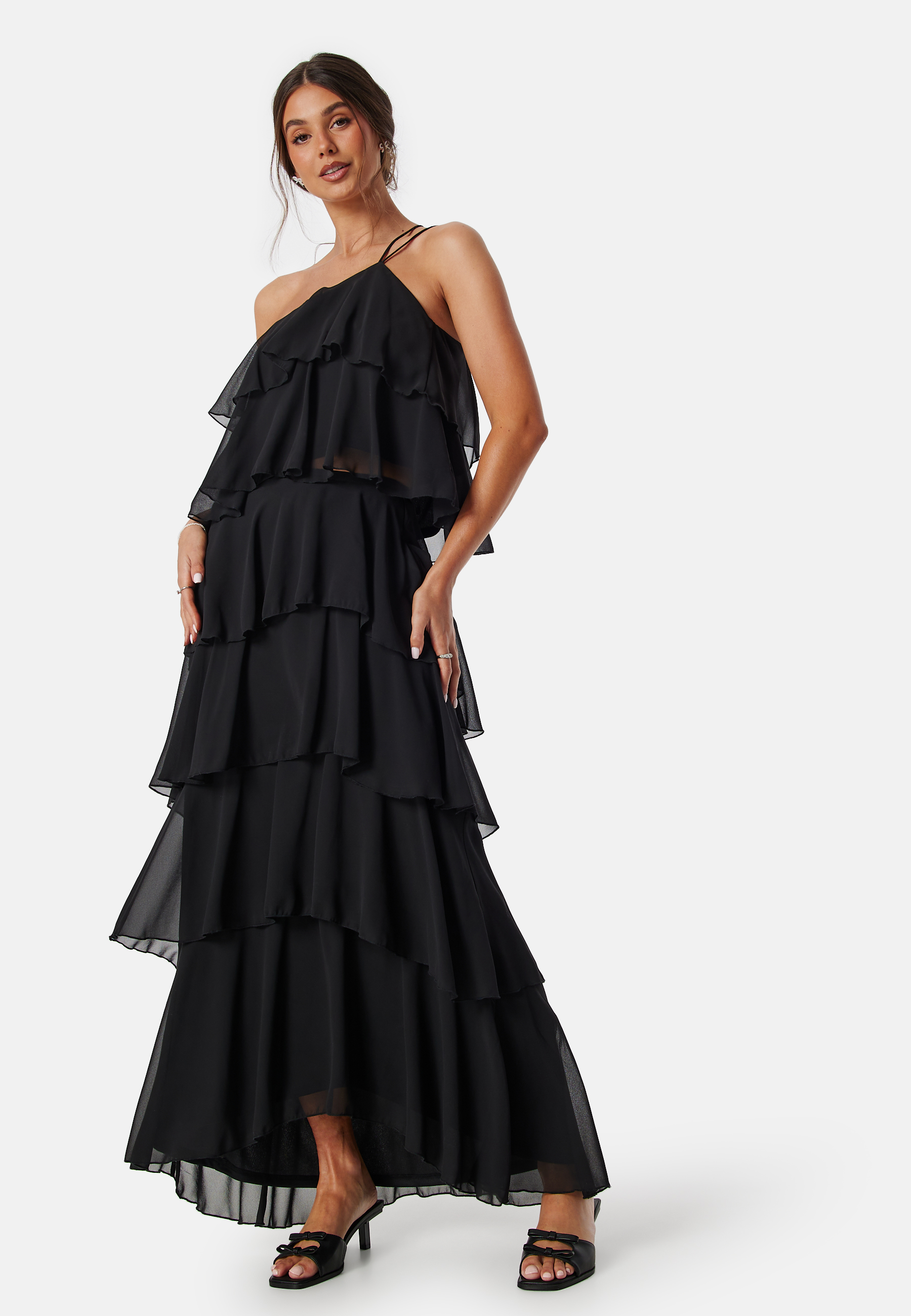 Andrea One Shoulder Flounce Top 2