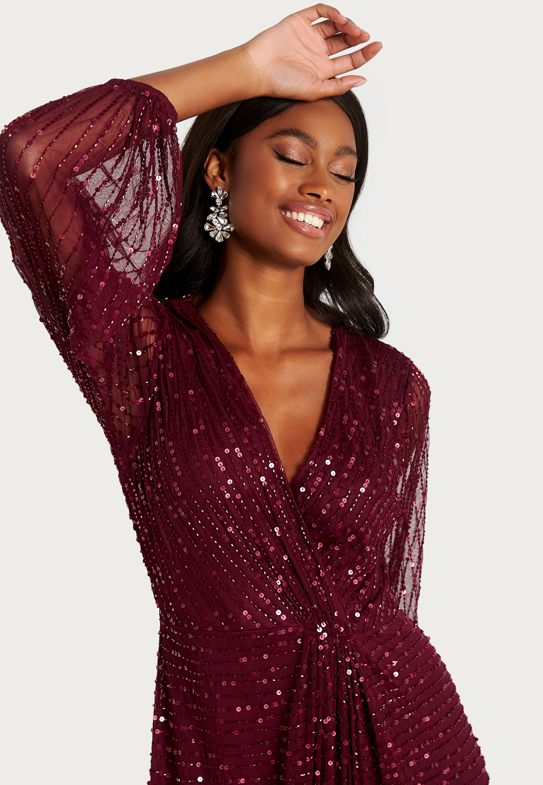 Long Sleeve Sequin Dress 3
