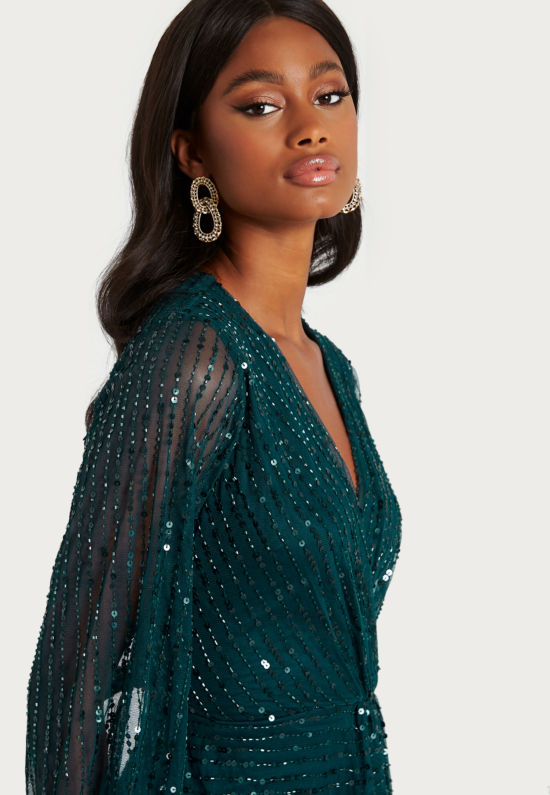 Long Sleeve Sequin Dress 3