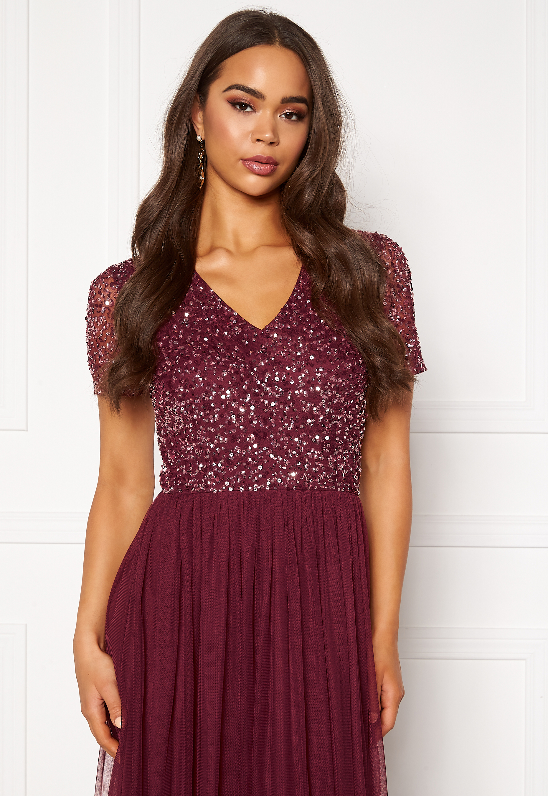 Short Sleeve Sequin Dress 2