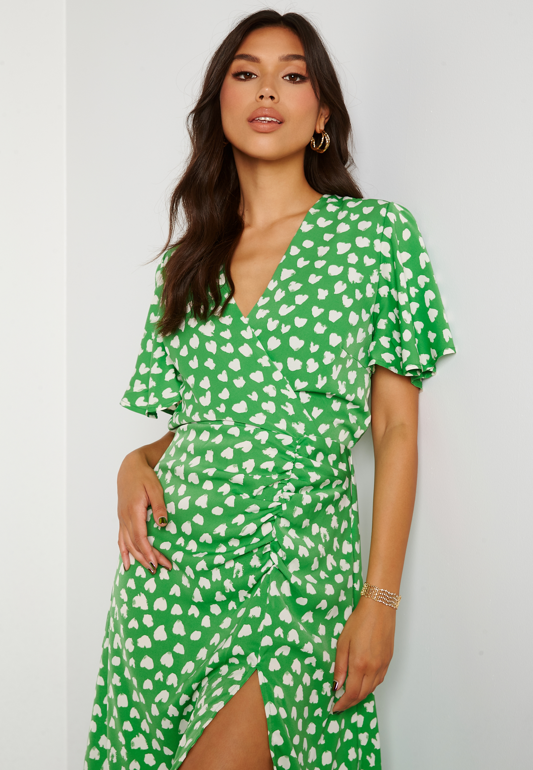 Heart Print Midi Dress 2