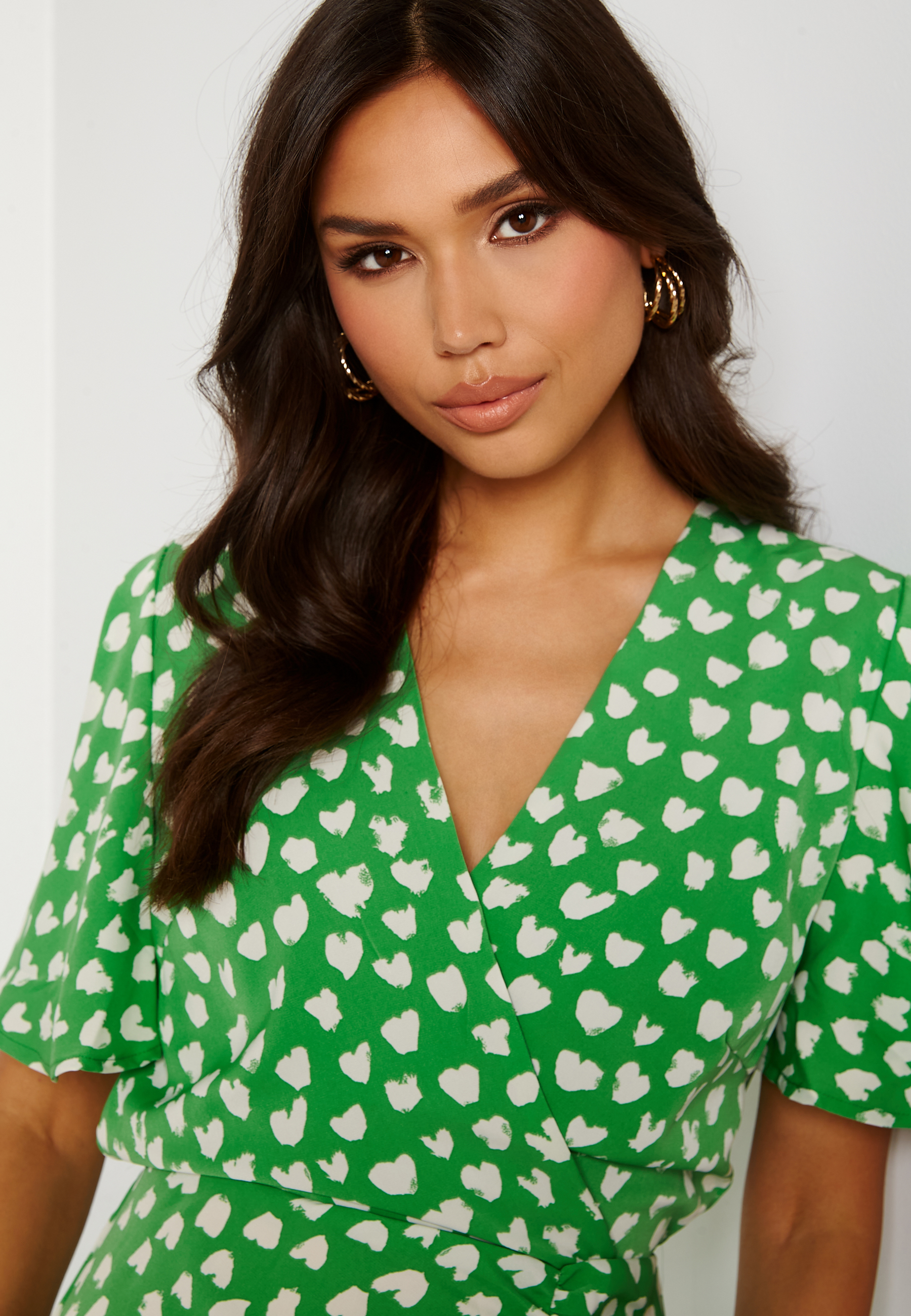 Heart Print Midi Dress 3