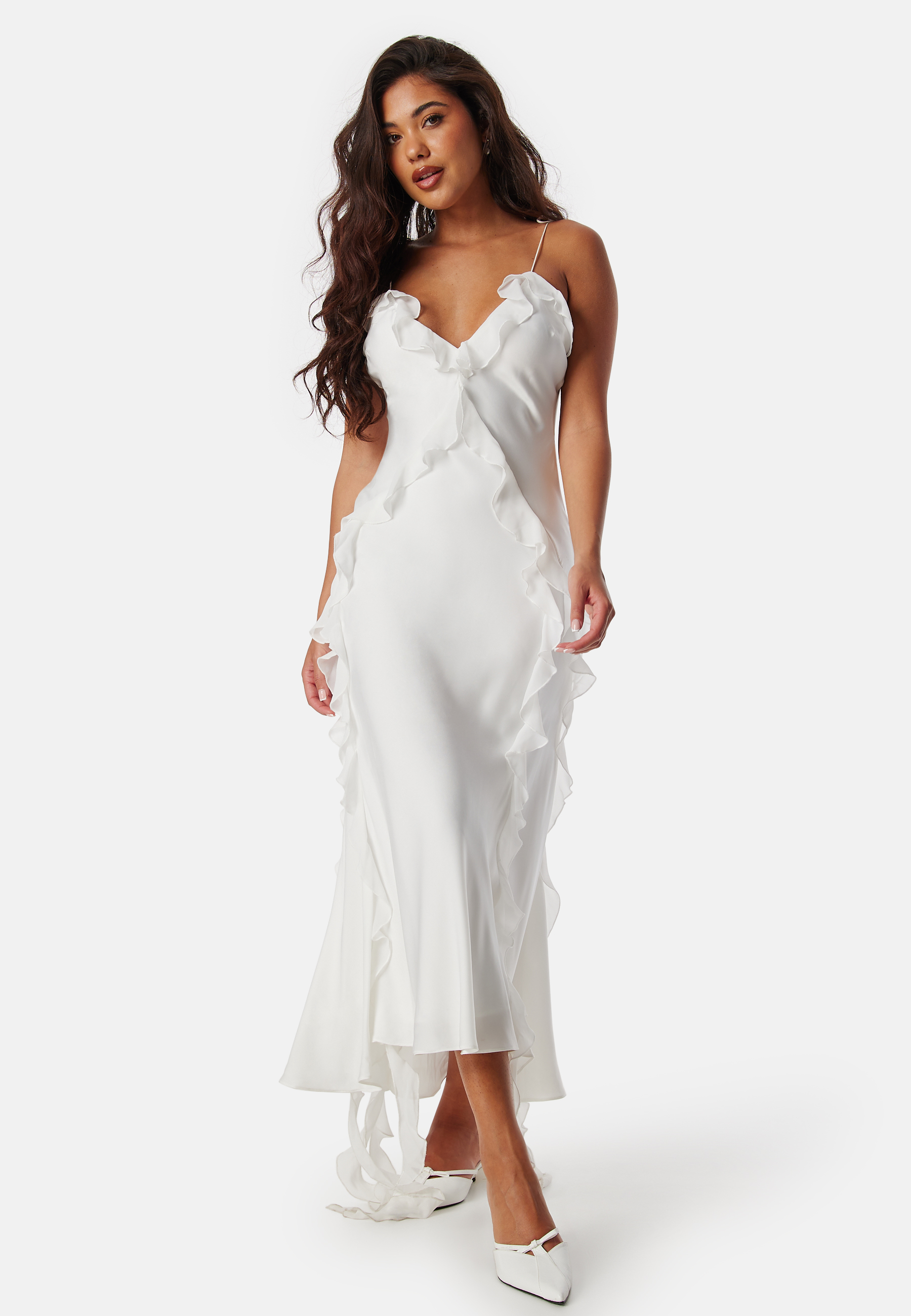 Marsella Ruffle Midi Dress