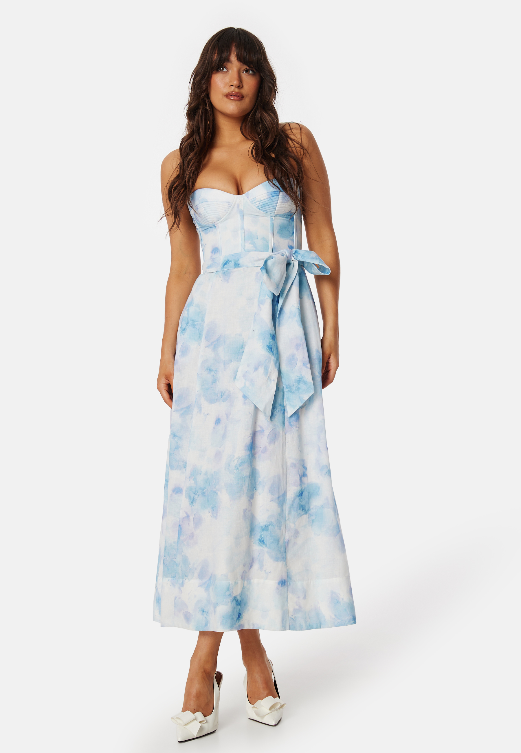 Vibrant tie dye midi dress 2