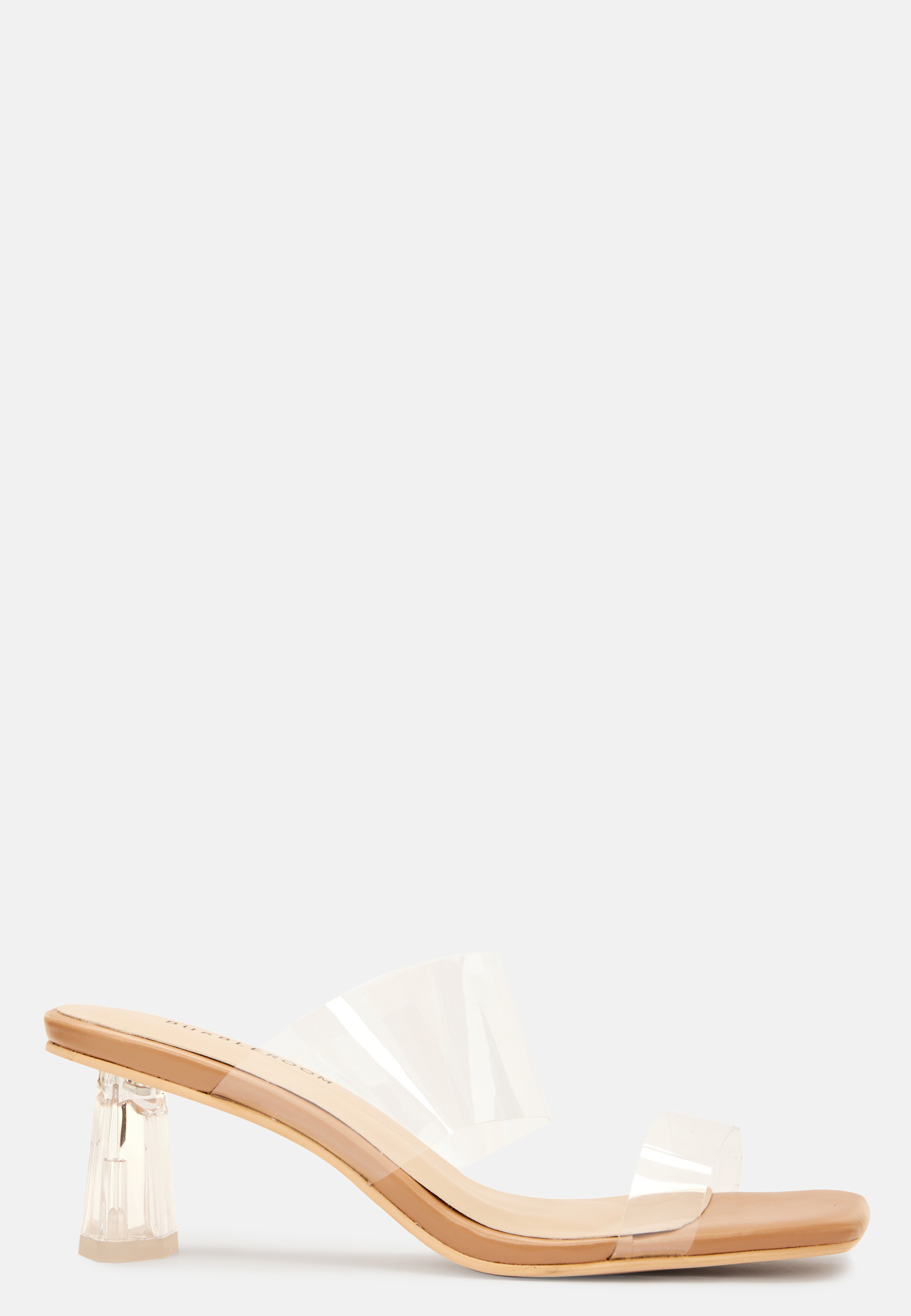 Adella Vinyl Heeled Sandal