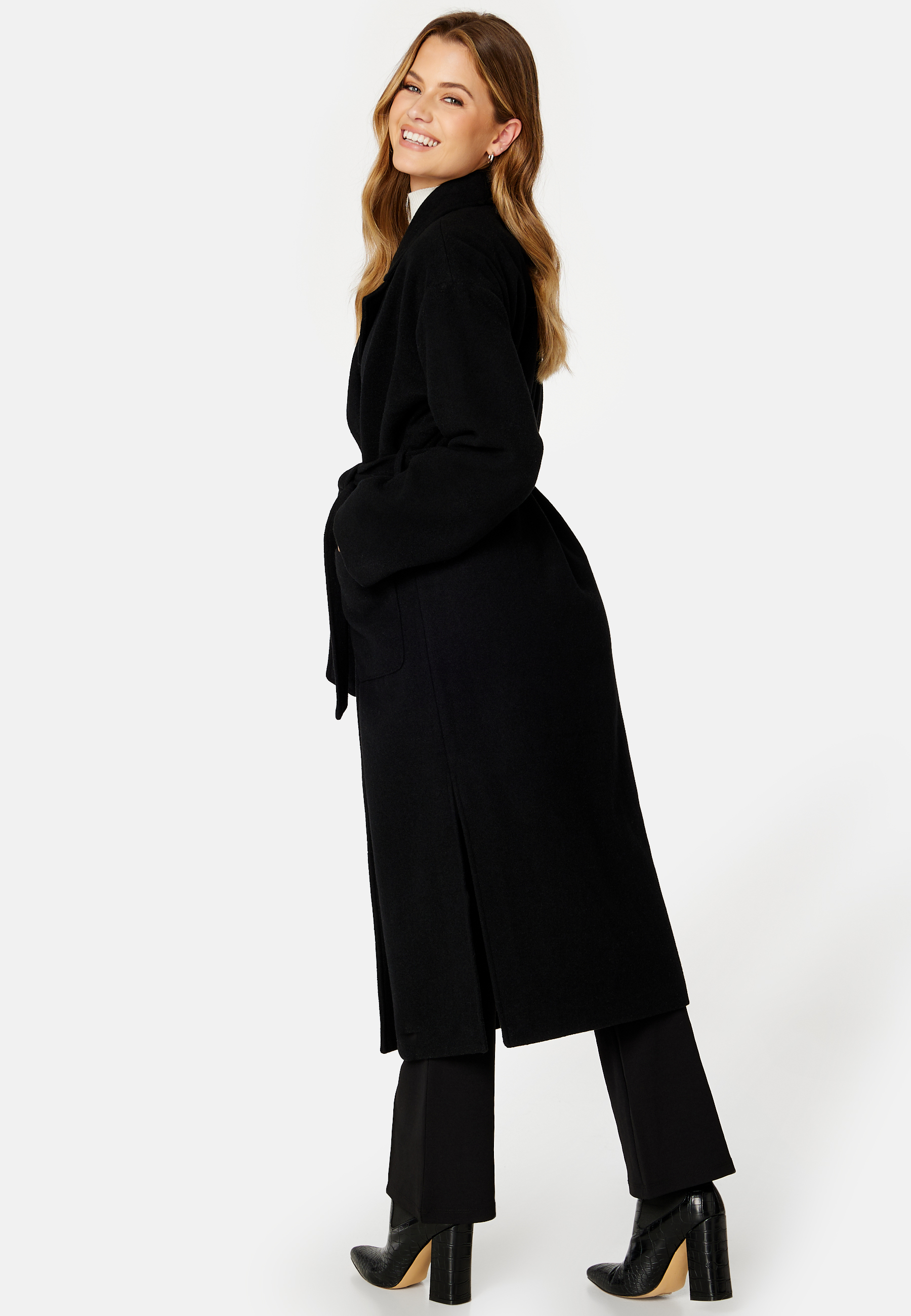 Alemah Oversized Wool Blend Coat 2