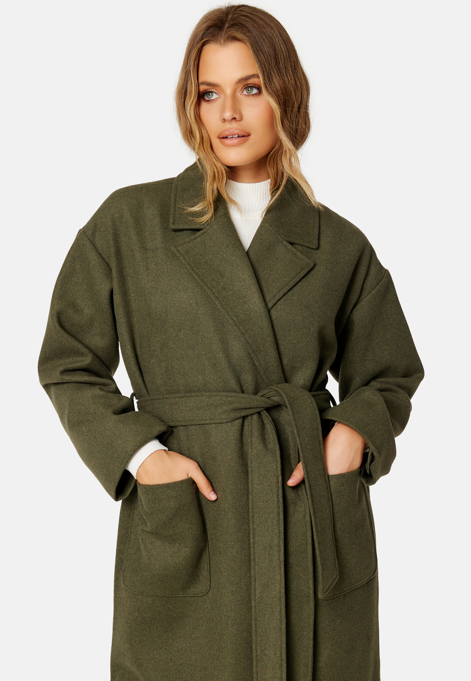 Alemah Oversized Wool Blend Coat 2