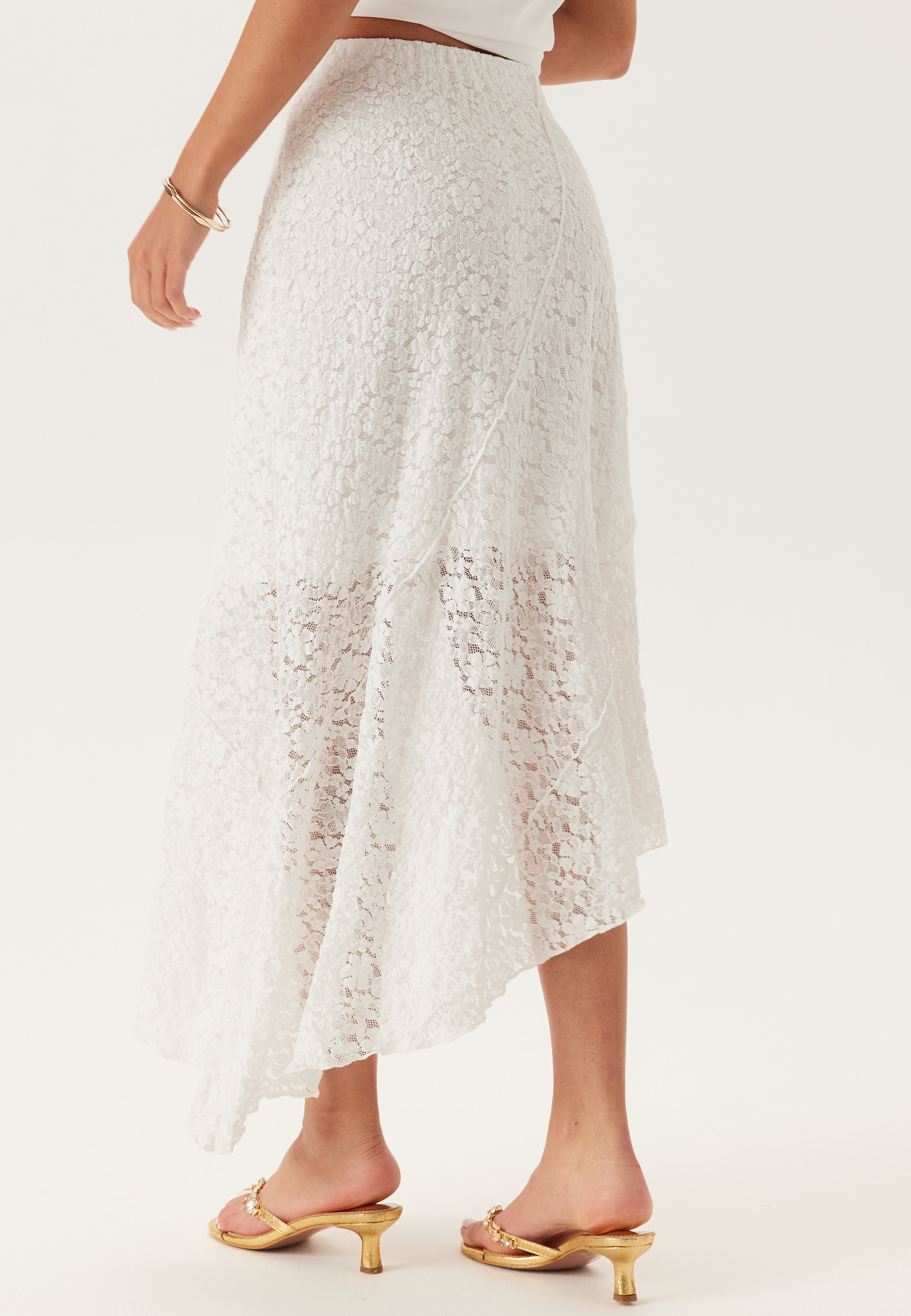 Asymmetric Lace Skirt 6