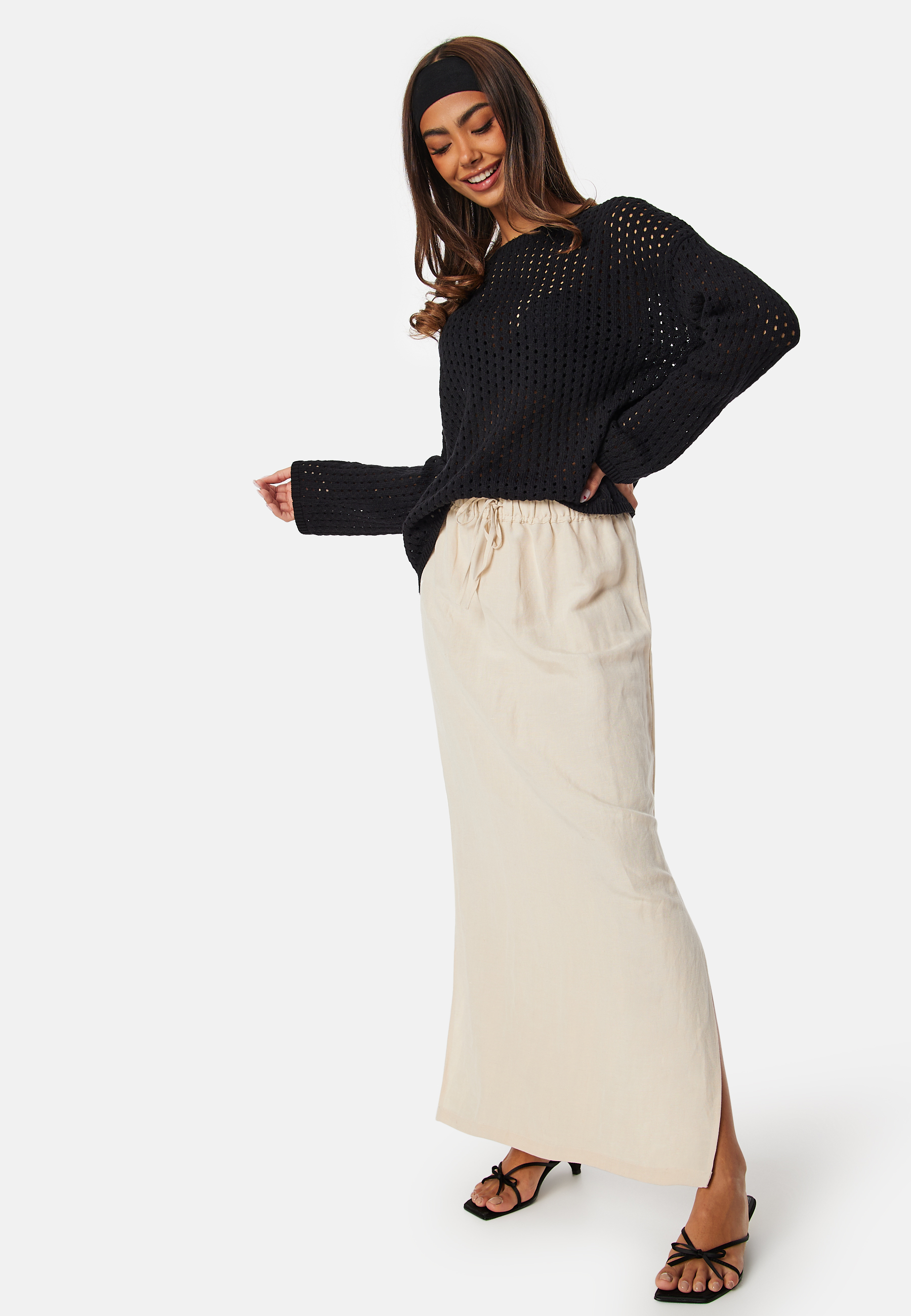 Crochet Knitted Long Sleeve Top 2
