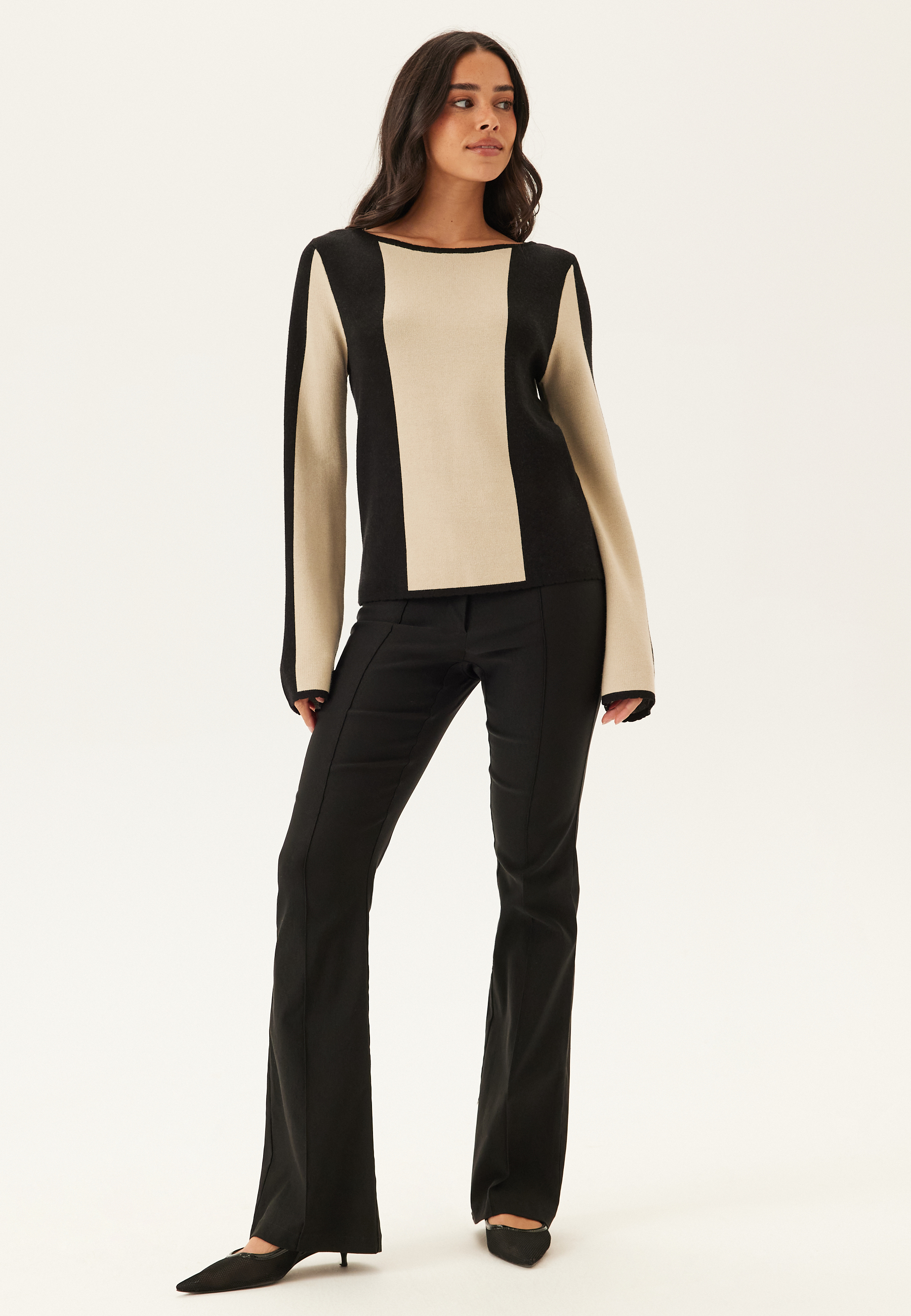 Block Knitted Sweater 3