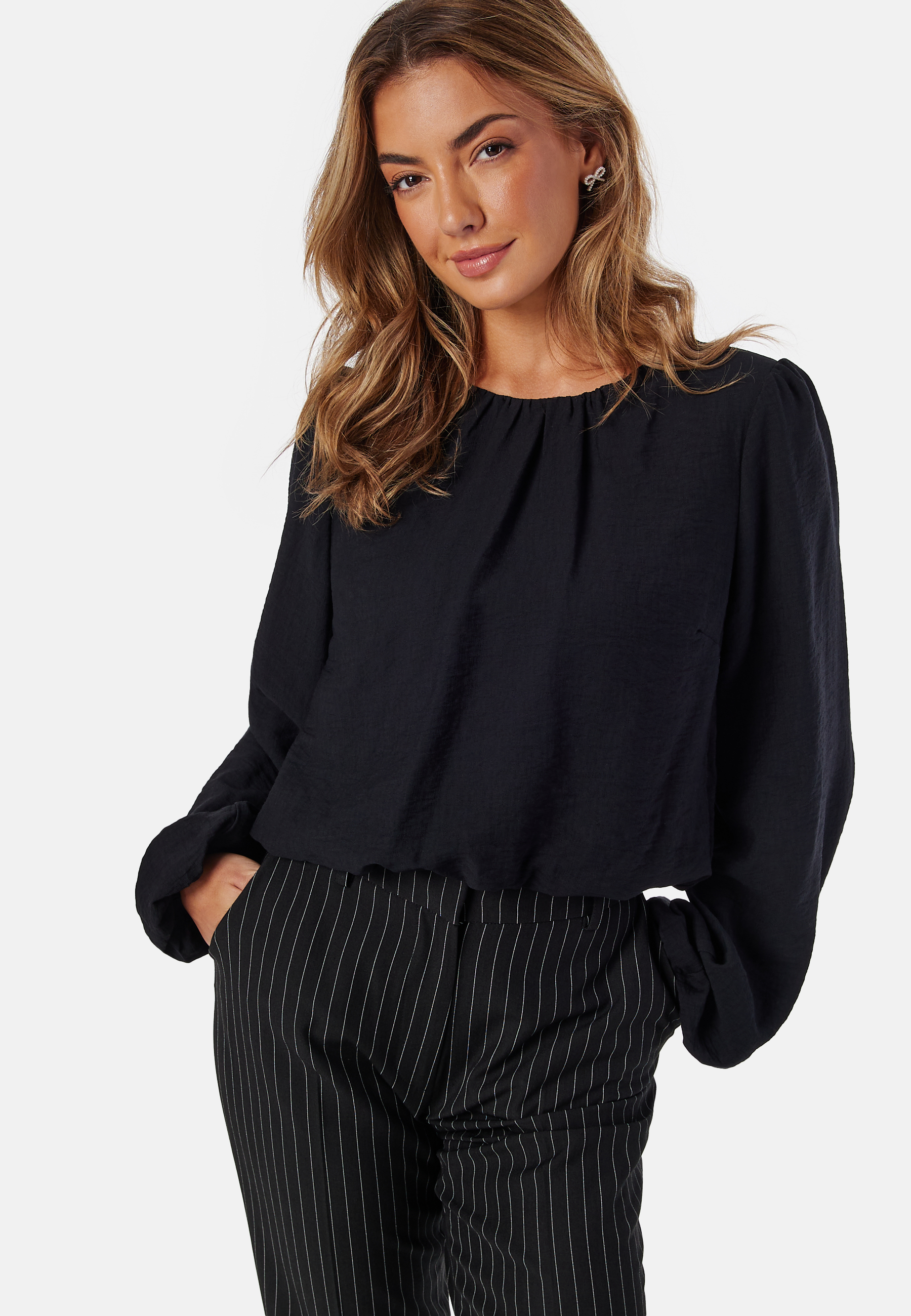 Bubble Hem Blouse