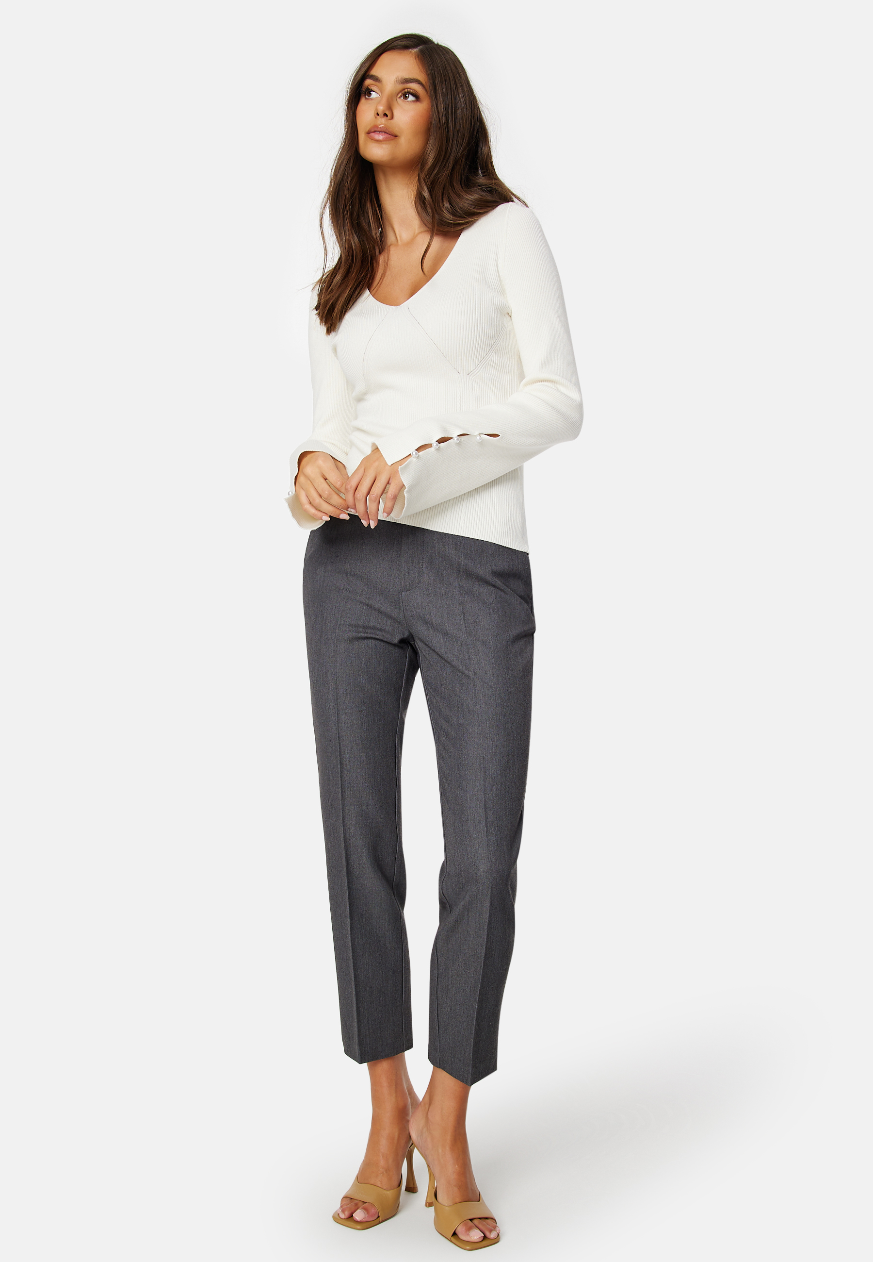 Carlie Pearl Button Top 2
