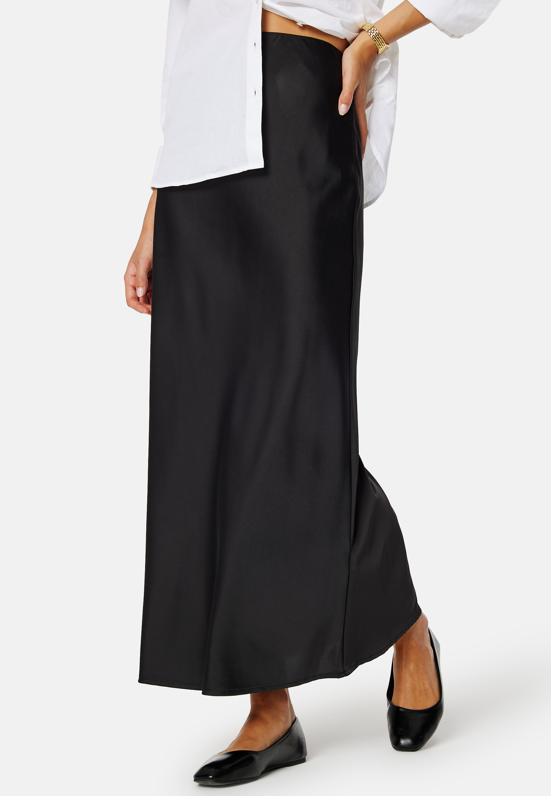 Demi Maxi Satin Skirt