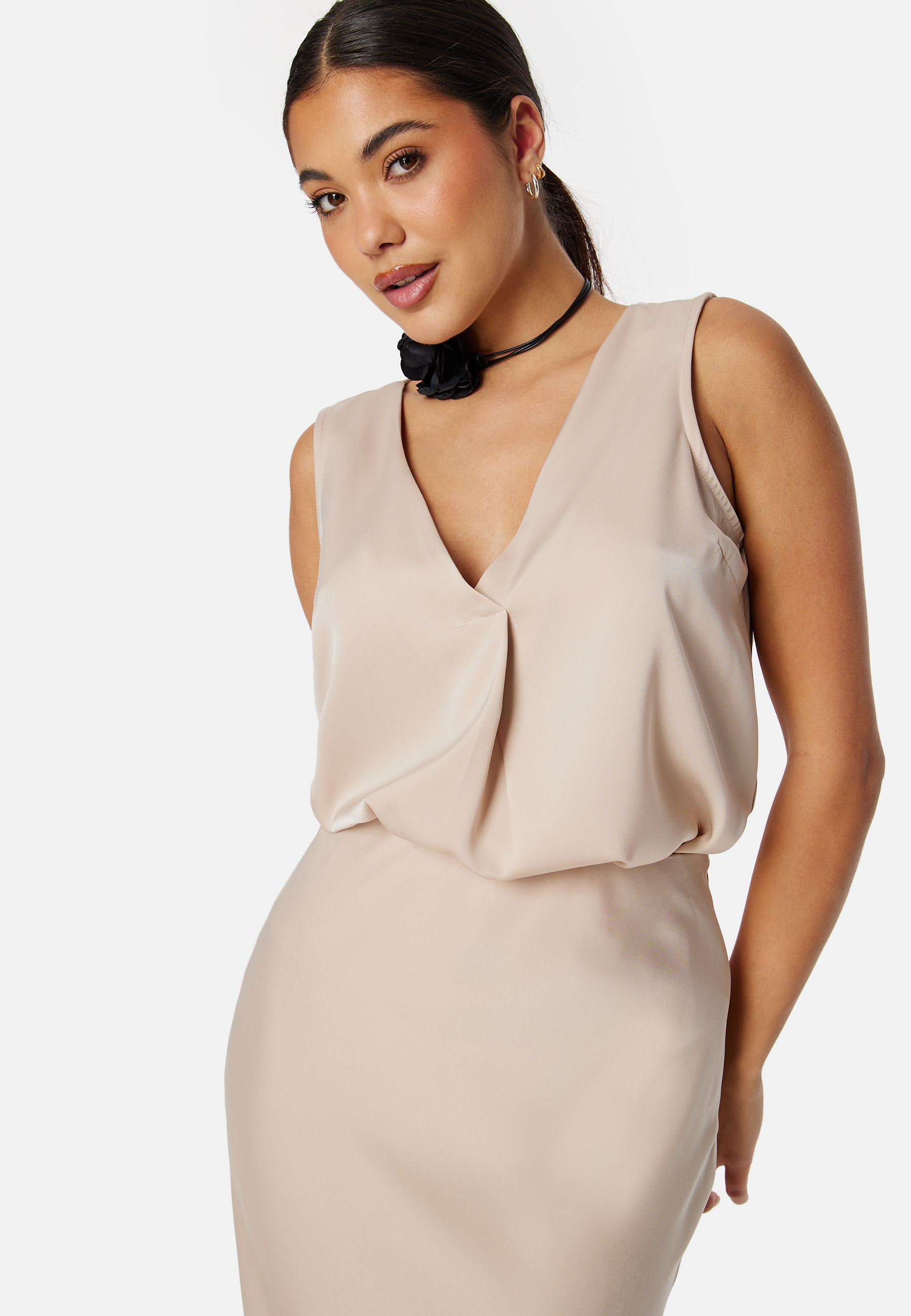 Sleeveless Satin Top 2