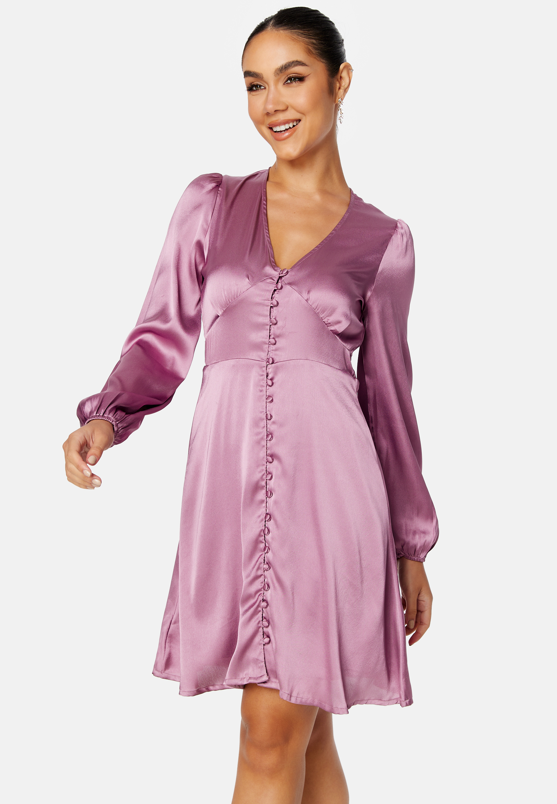 Elliana satin dress