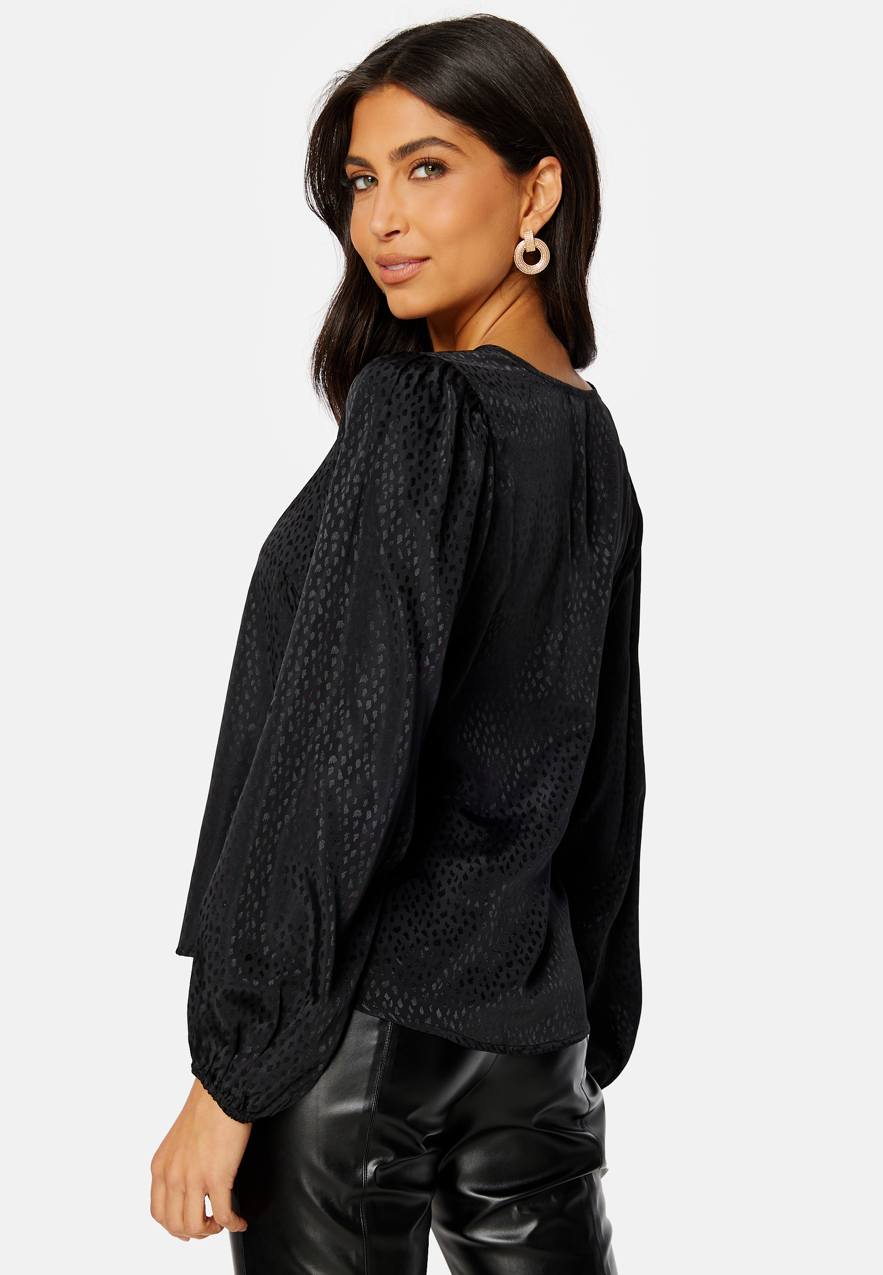 Fallon Jacquard Blouse 2