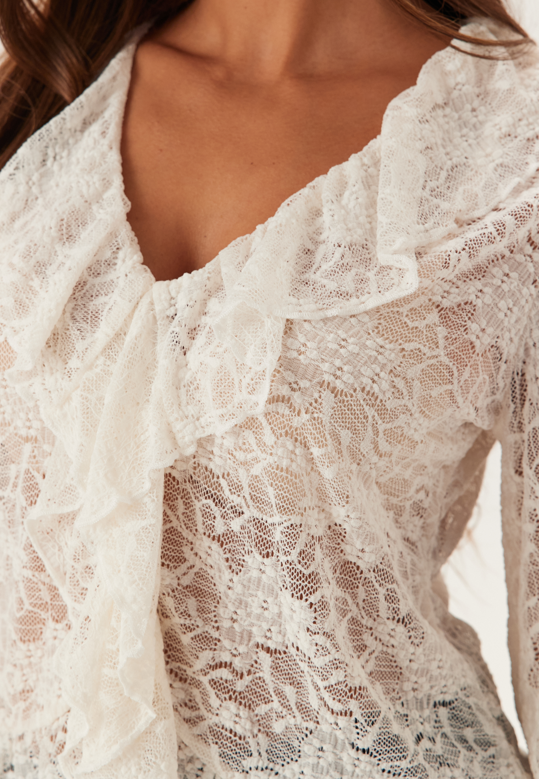 Frill Lace Blouse 3
