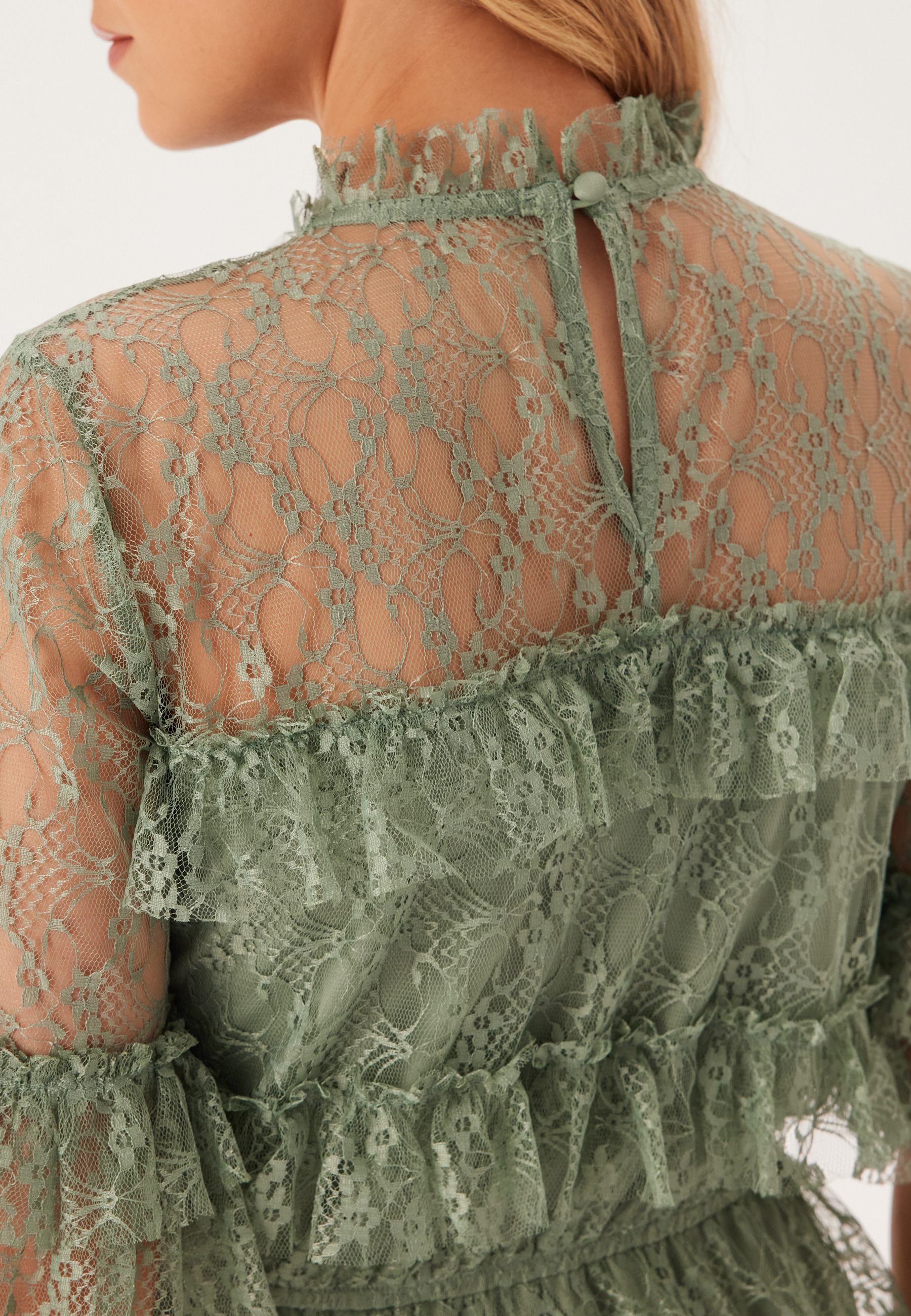 Frill Lace Midi  Dress 3