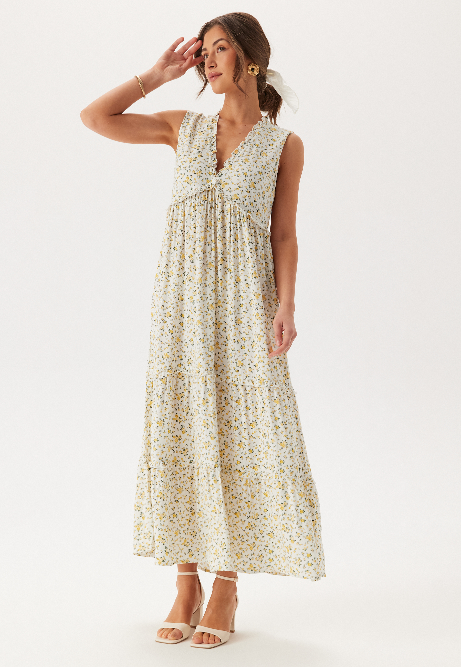 Frill Maxi Dress
