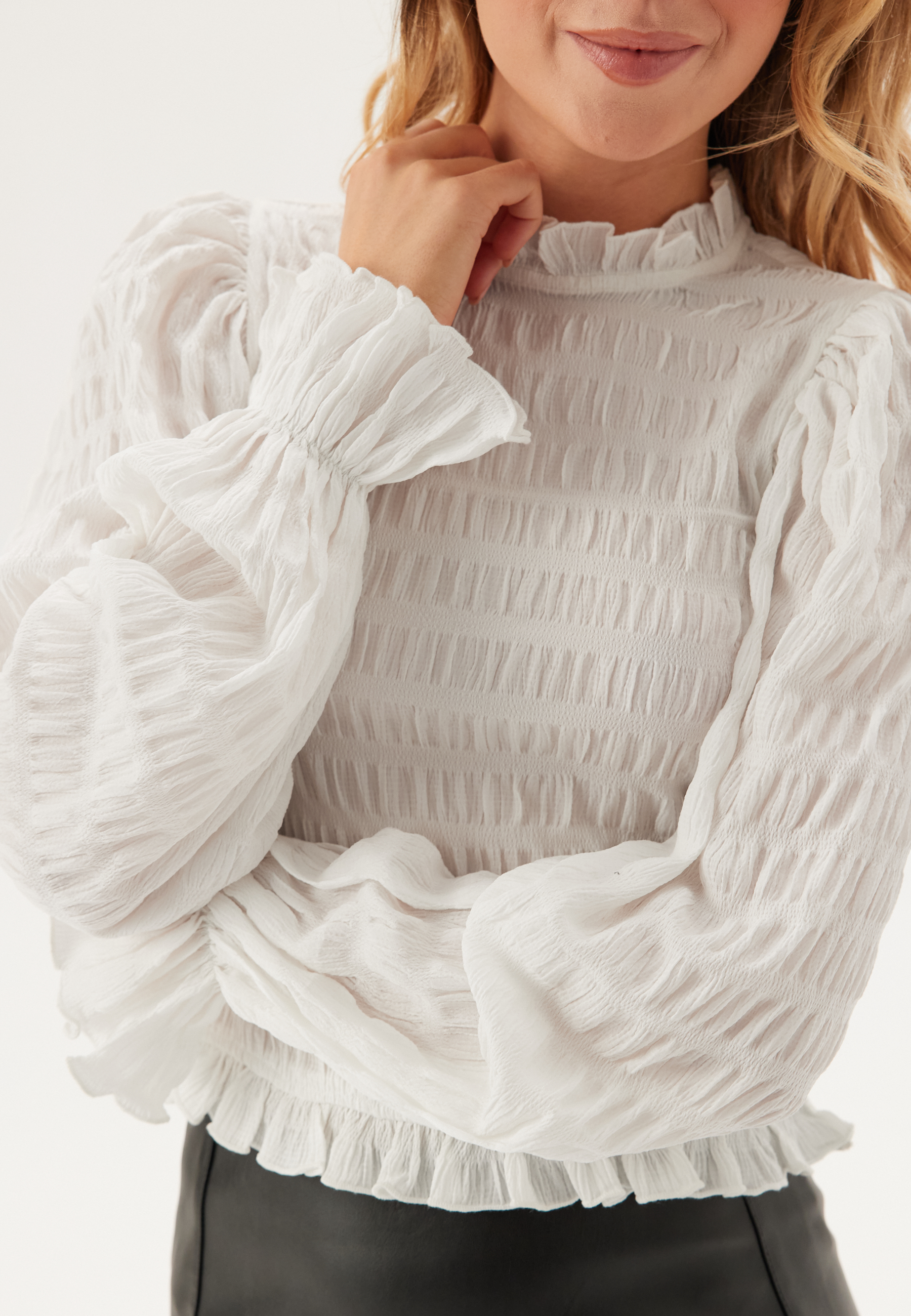 Frill Structured Blouse 3