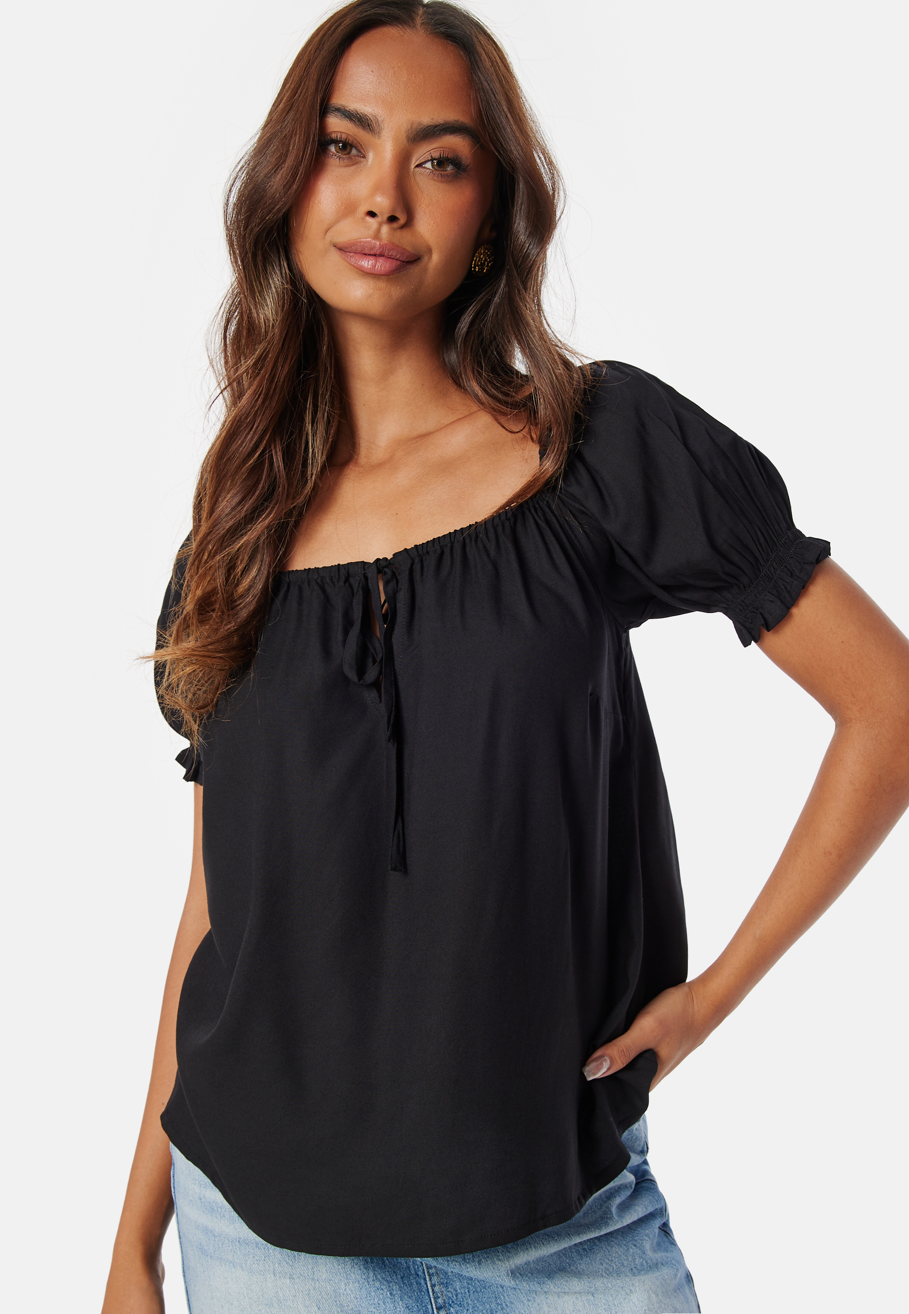 Front Tie Blouse