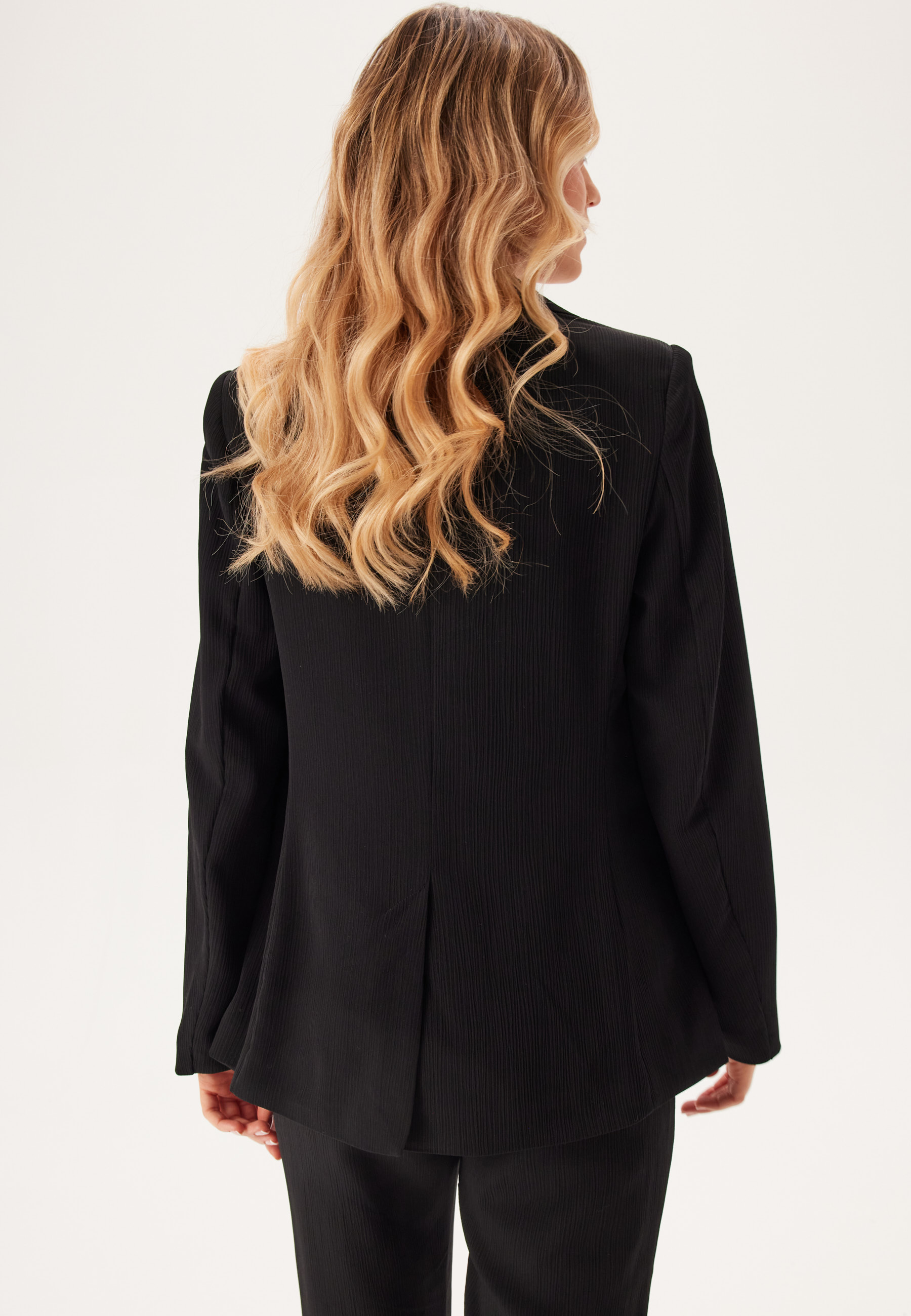 Front Tie Structured Blazer 6