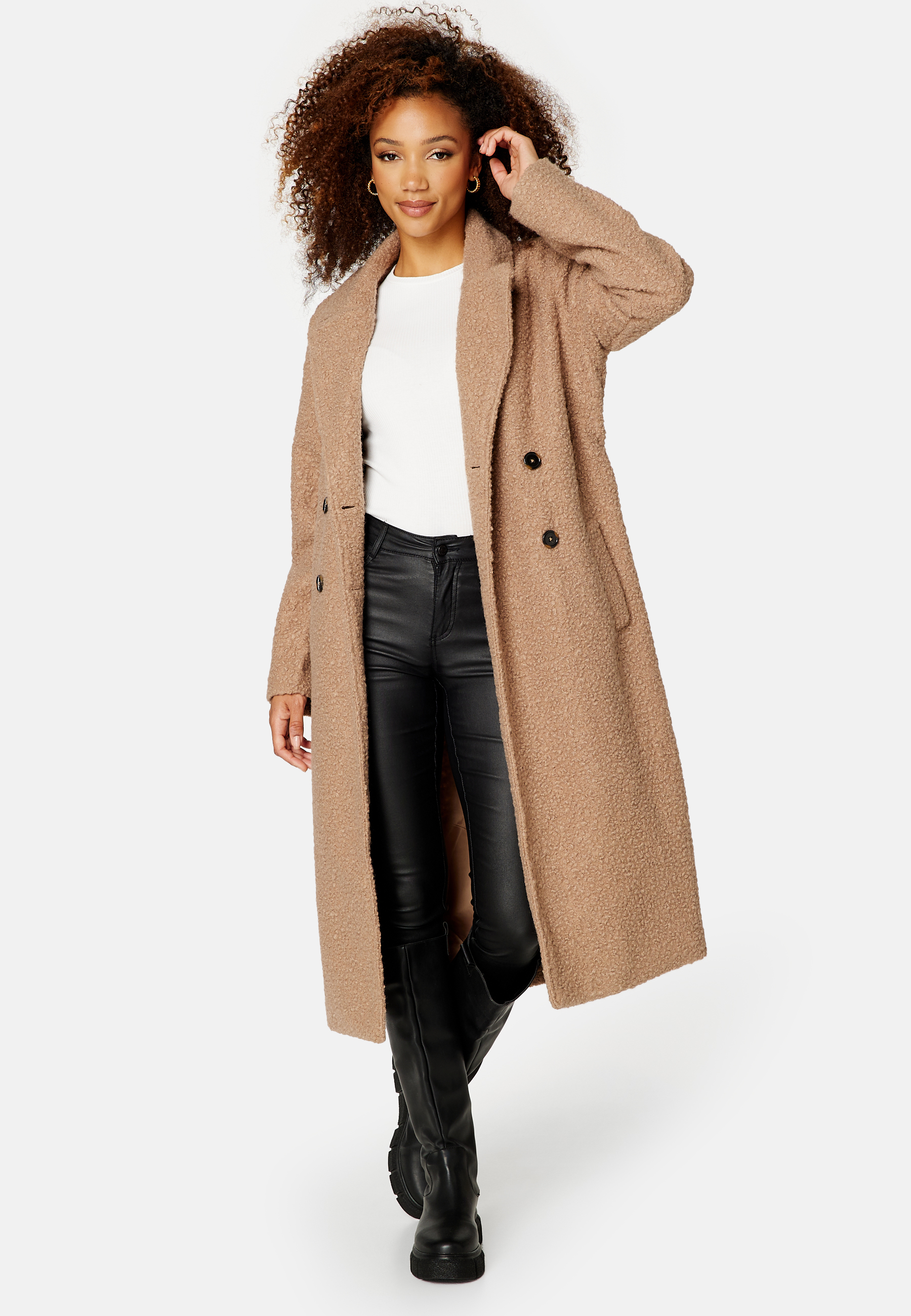Gestina Bouclé Coat 2