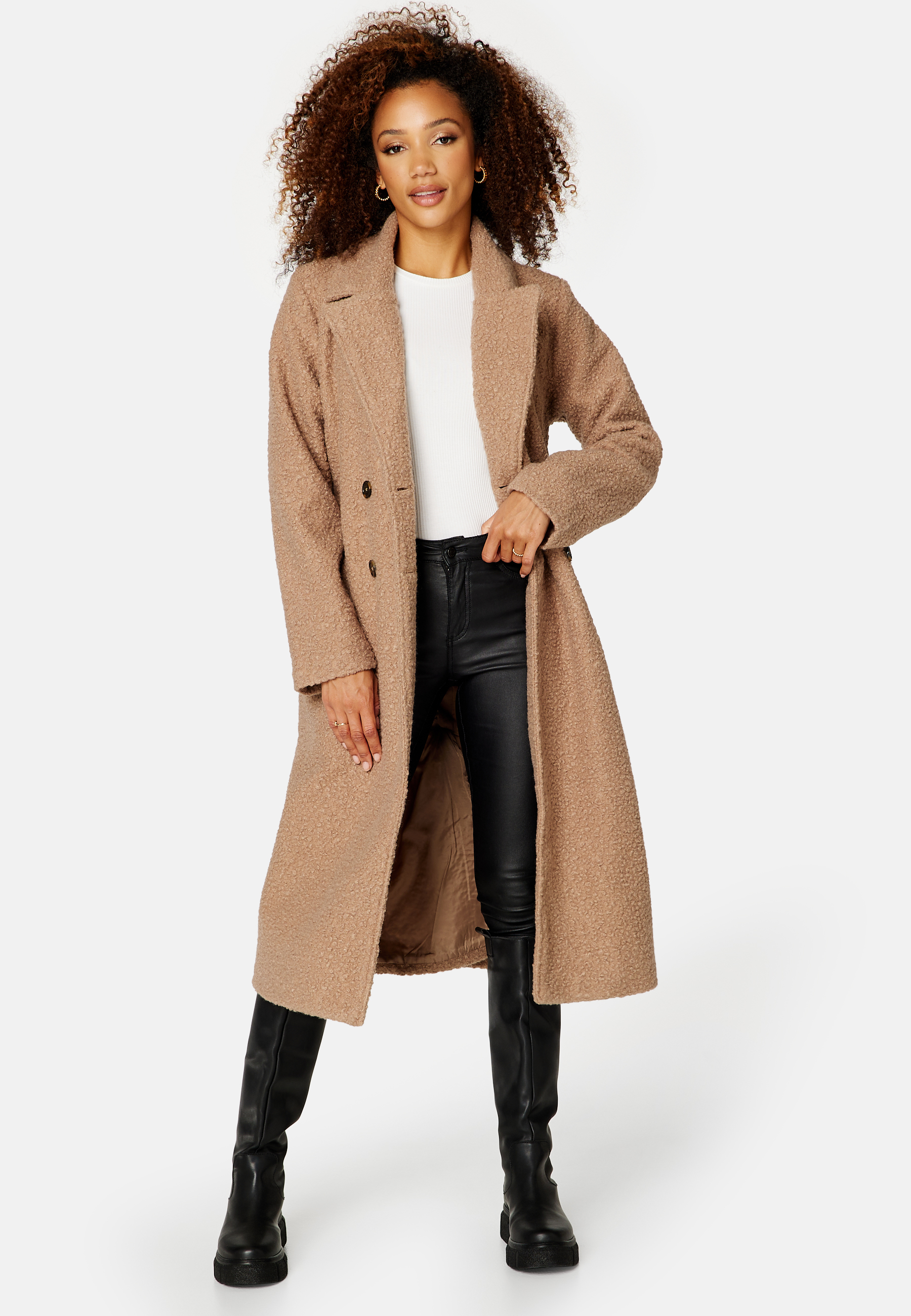 Gestina Bouclé Coat 4