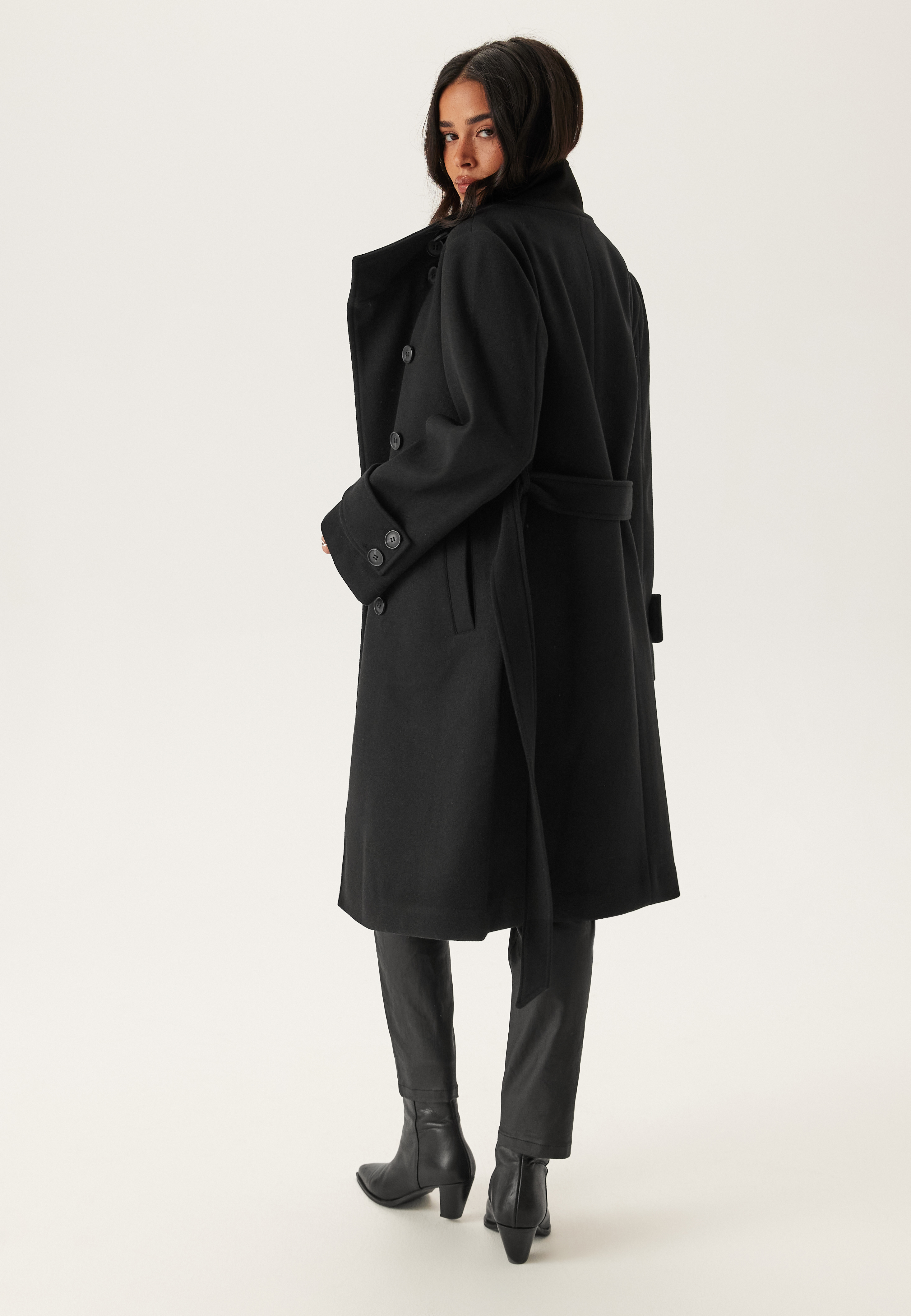 High Neck Midi Coat 2