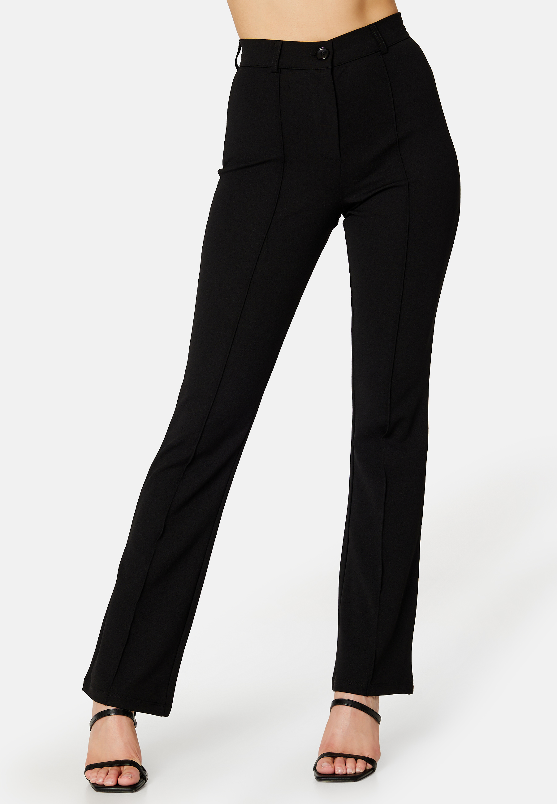 Soft Flared Suit Trousers