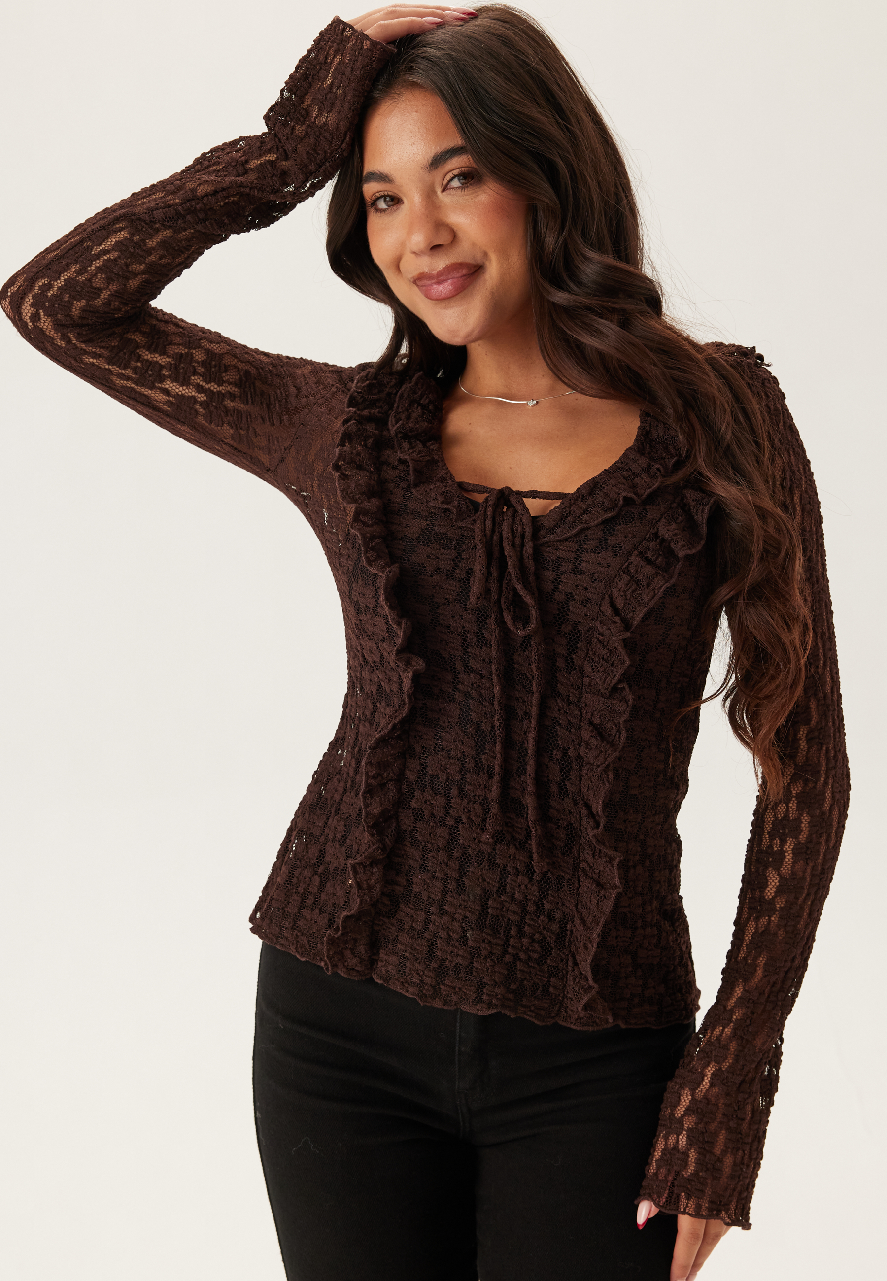 Lace Frill Top 4