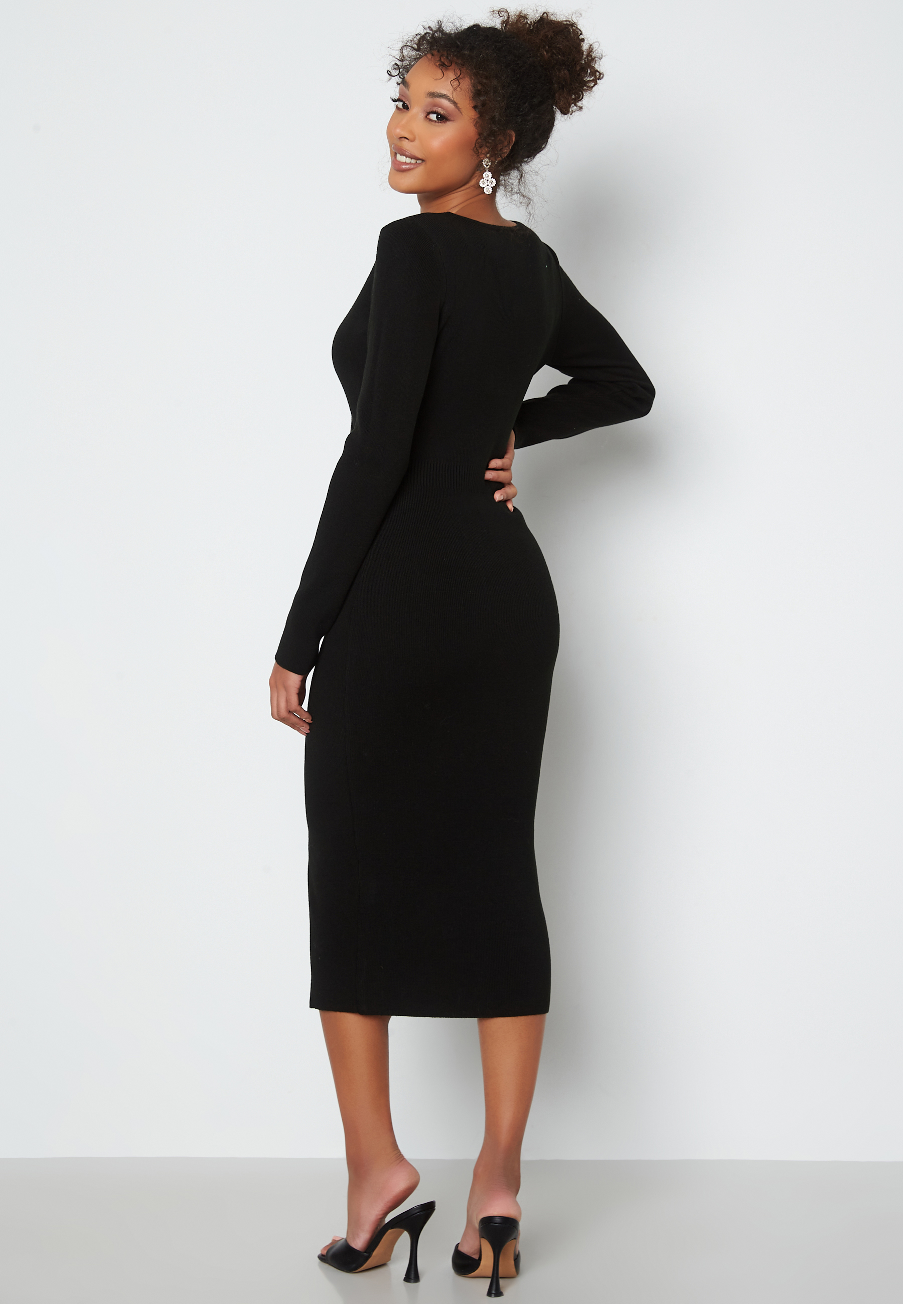 Lima knitted wrap dress 5