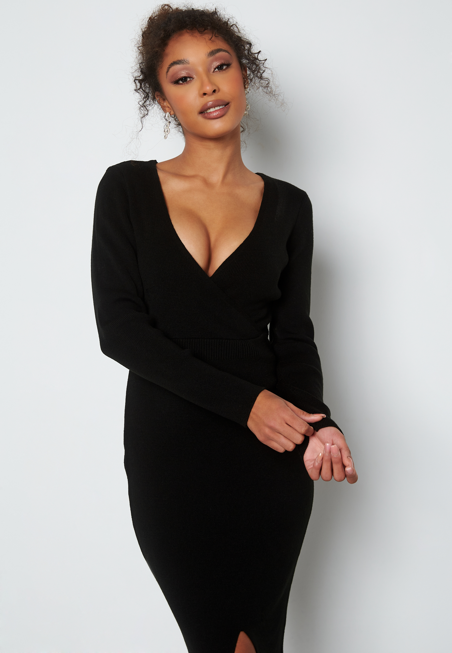 Lima knitted wrap dress 6