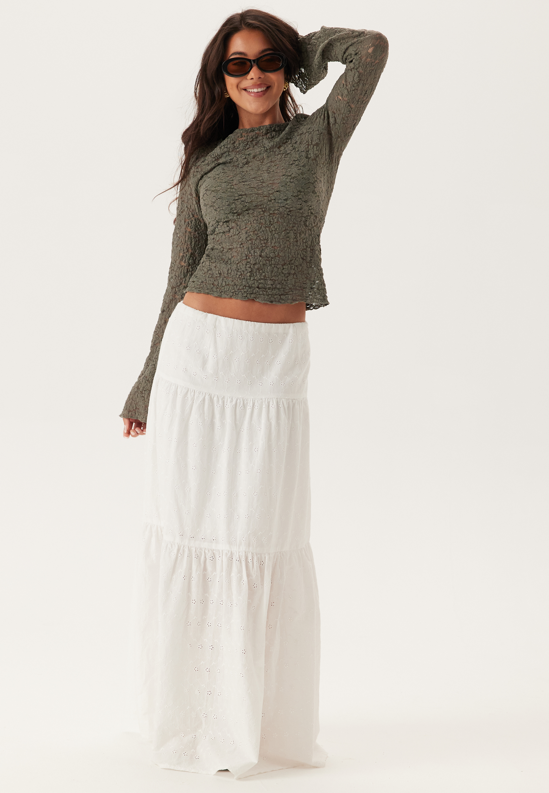 Long Sleeve Lace Top 3
