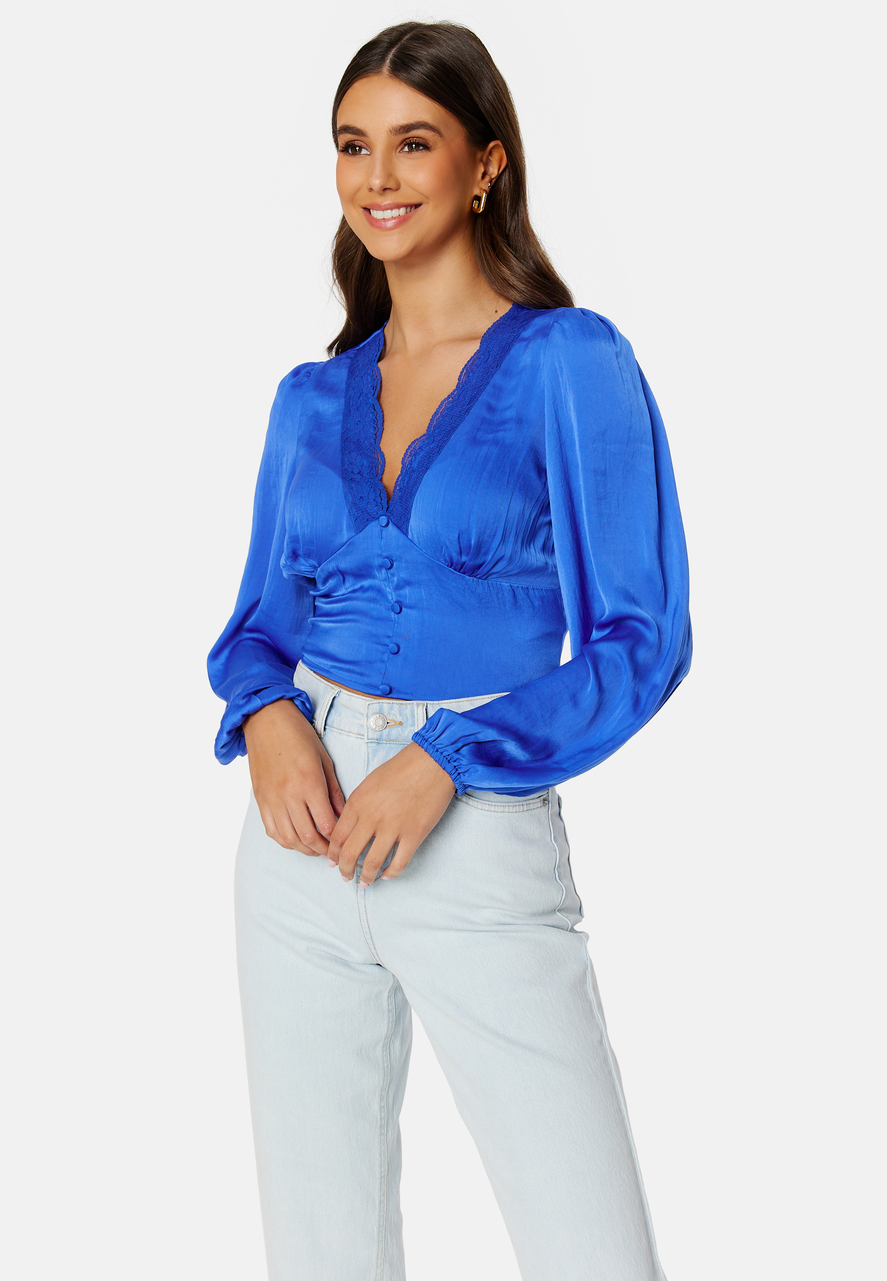 Lucinda satin blouse