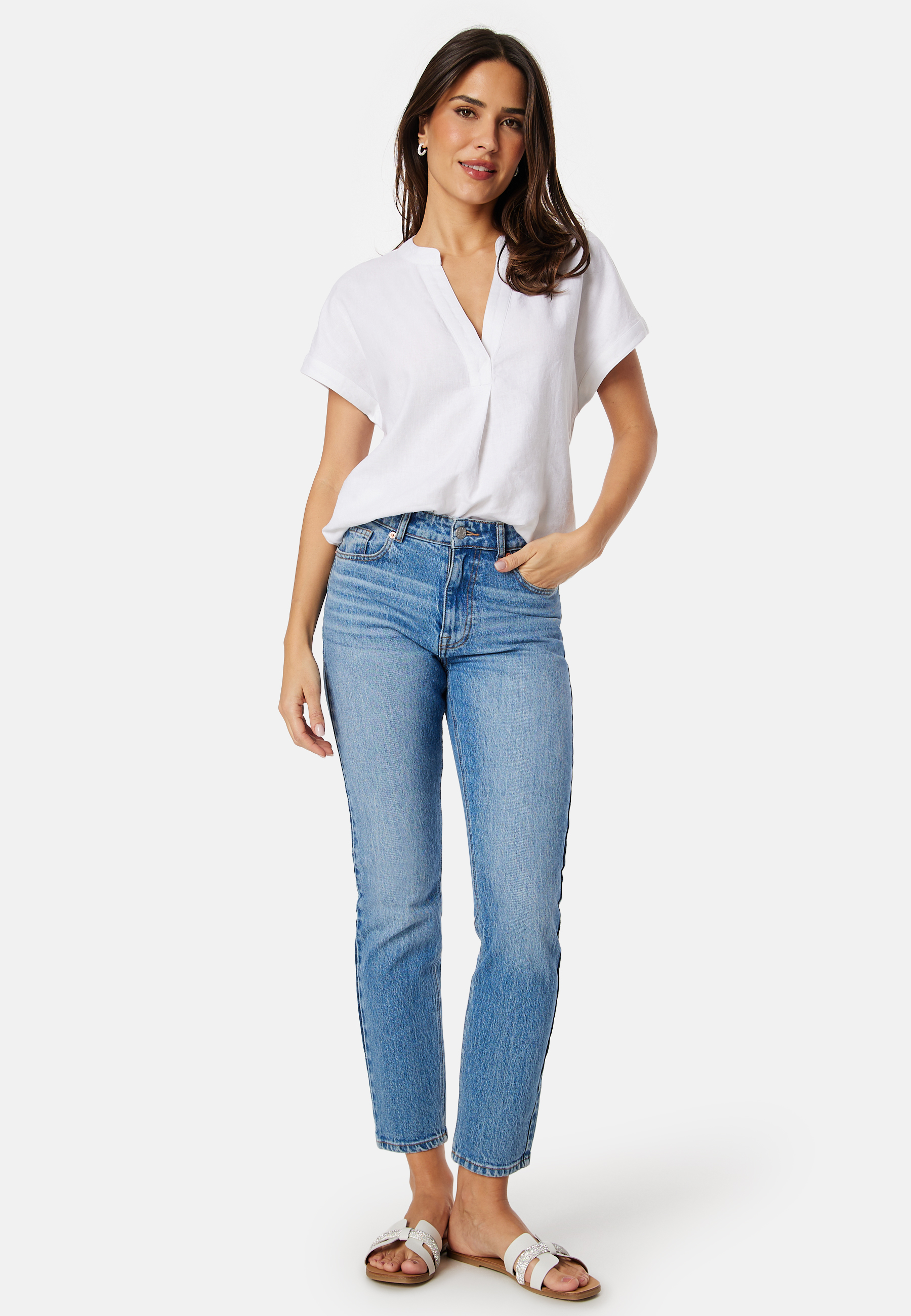 Linen Blend Blouse 3