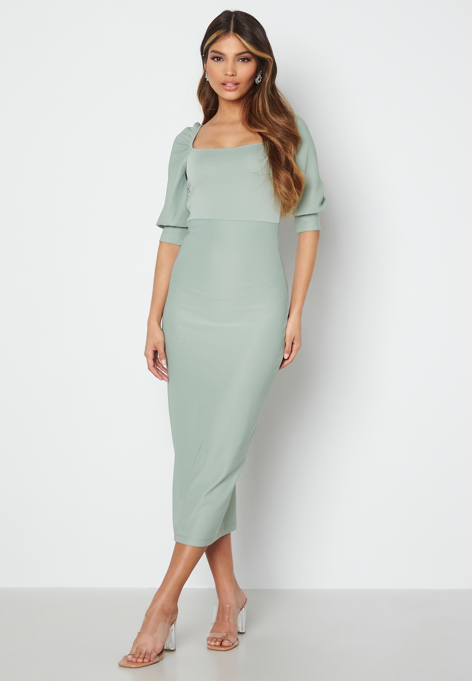 Maybelle puff sleeve dress
