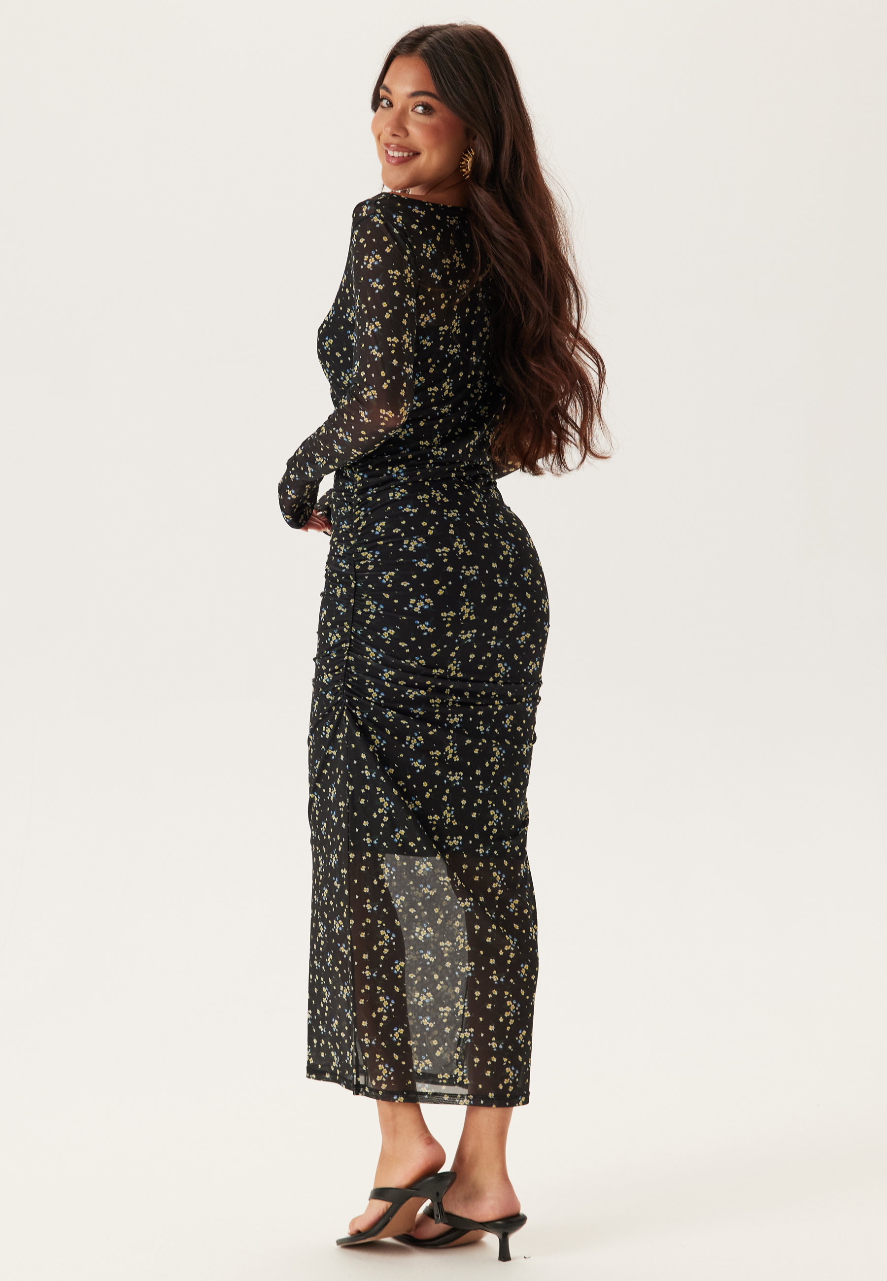 Mesh Midi Dress