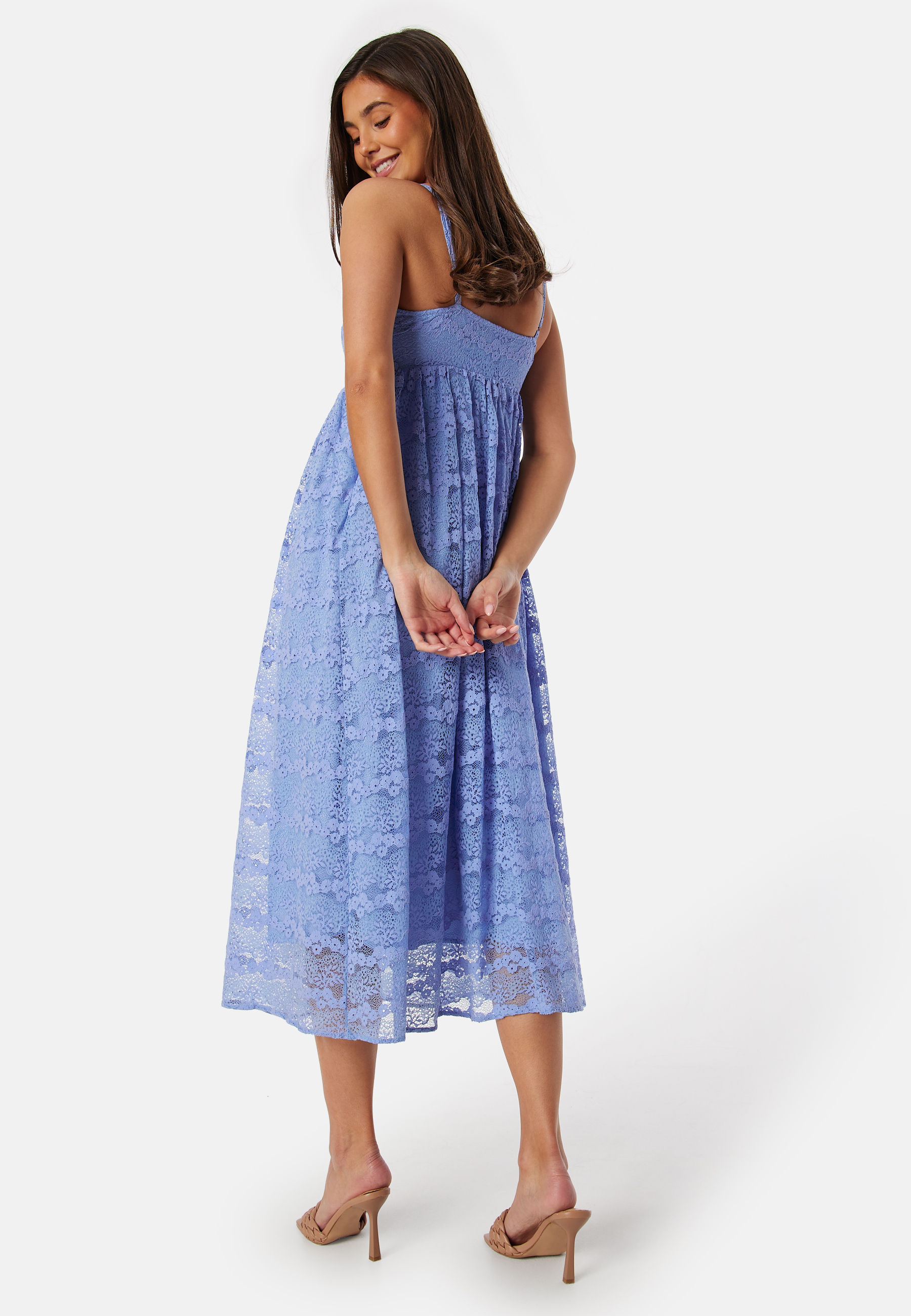 Lace Strap Midi Dress 3