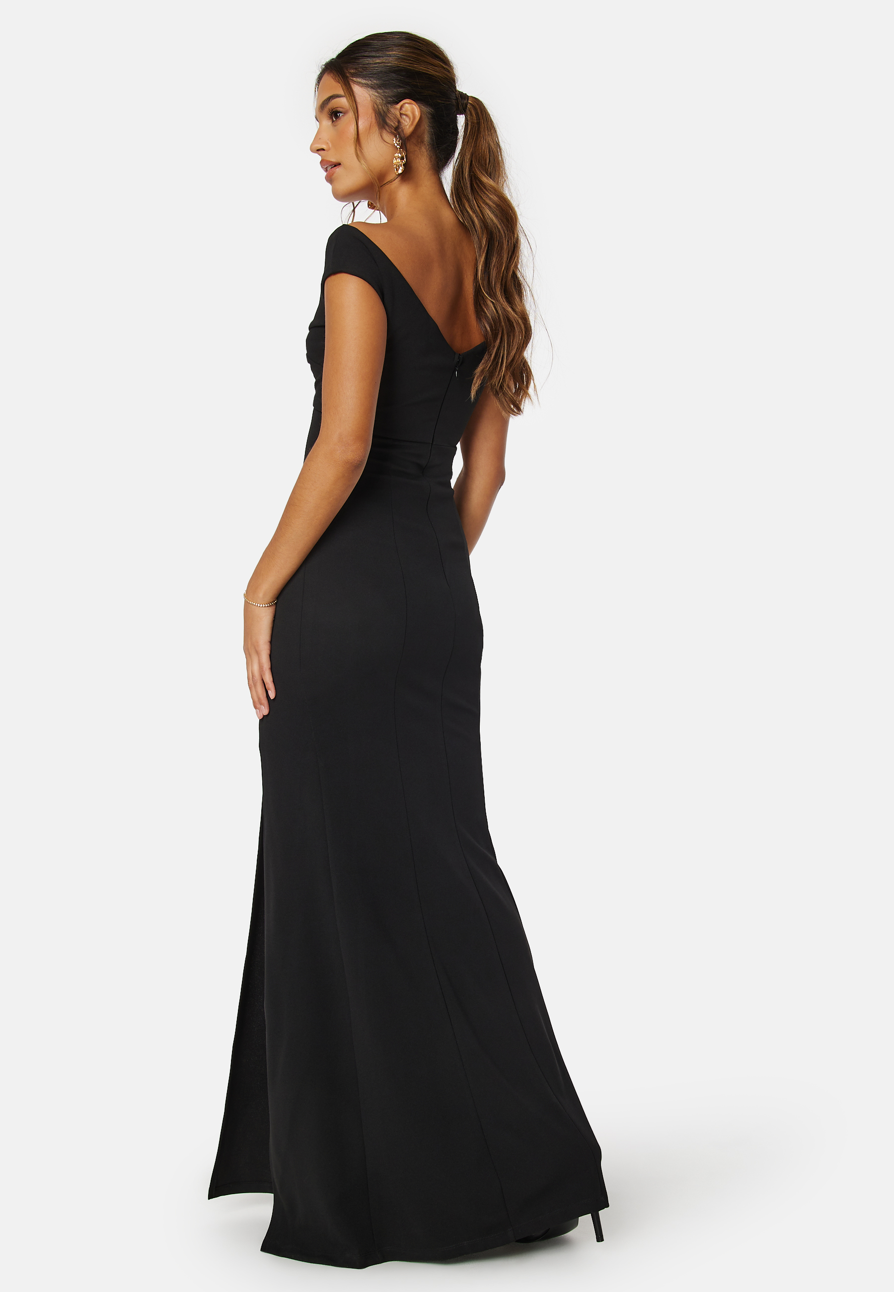 Twist Off Shoulder Gown 2