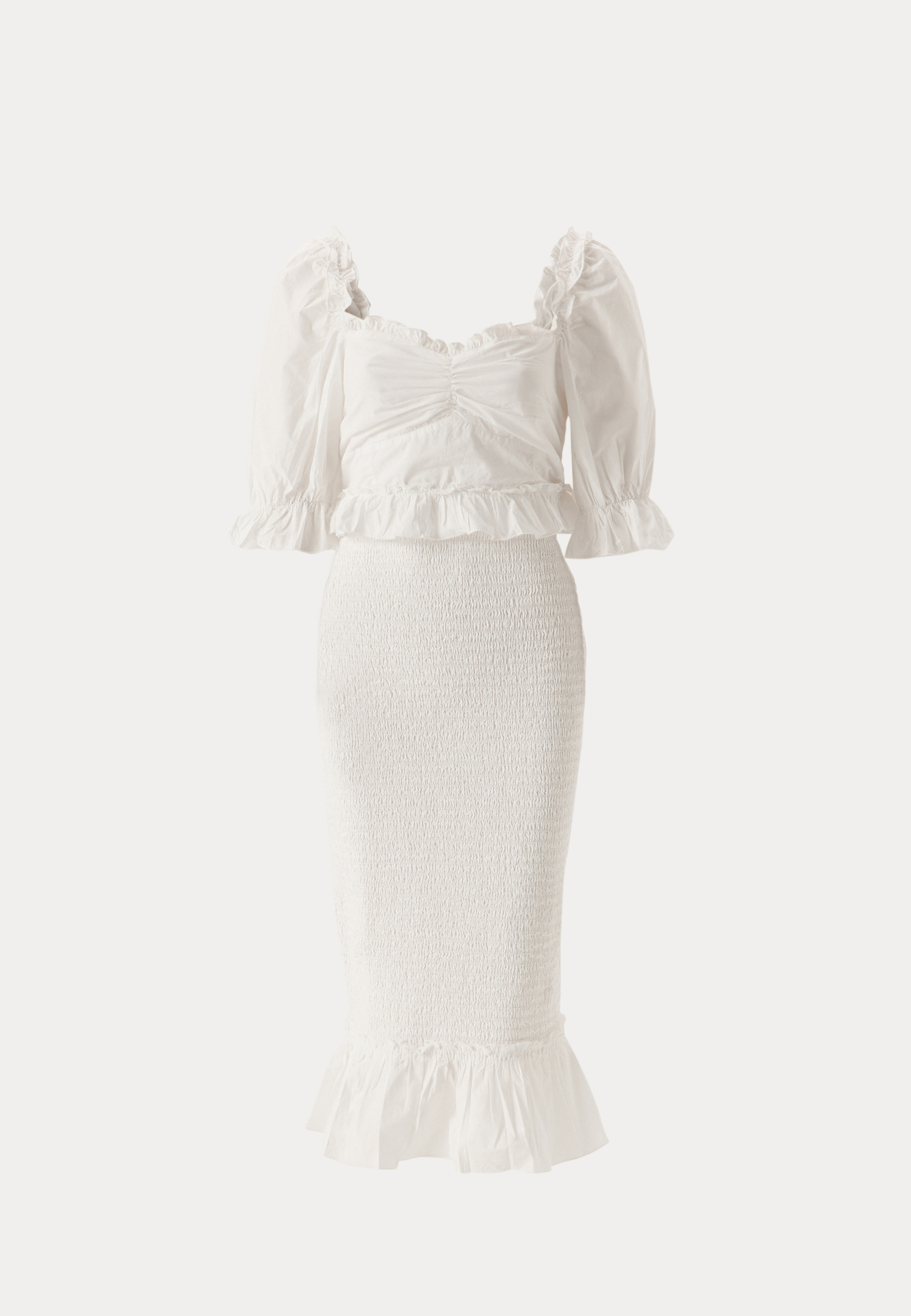 Bustier Smock Ankle Dress 1