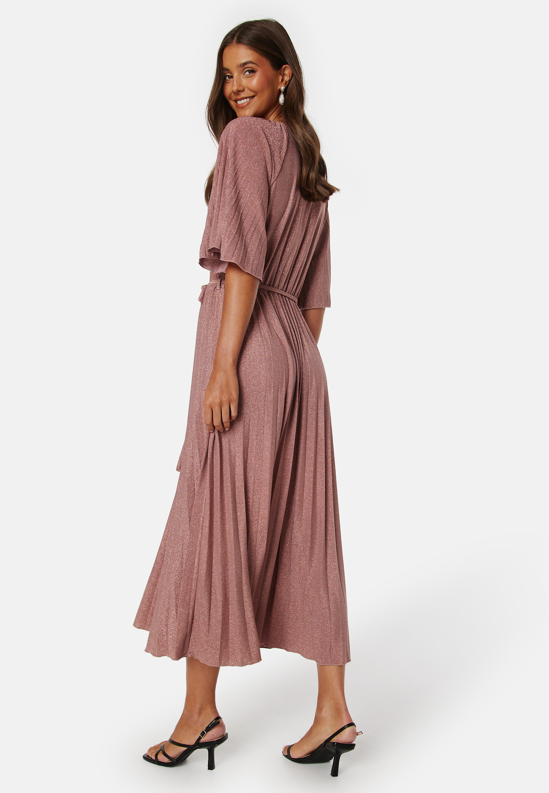 Elsina Pleated Sparkling Dress 2