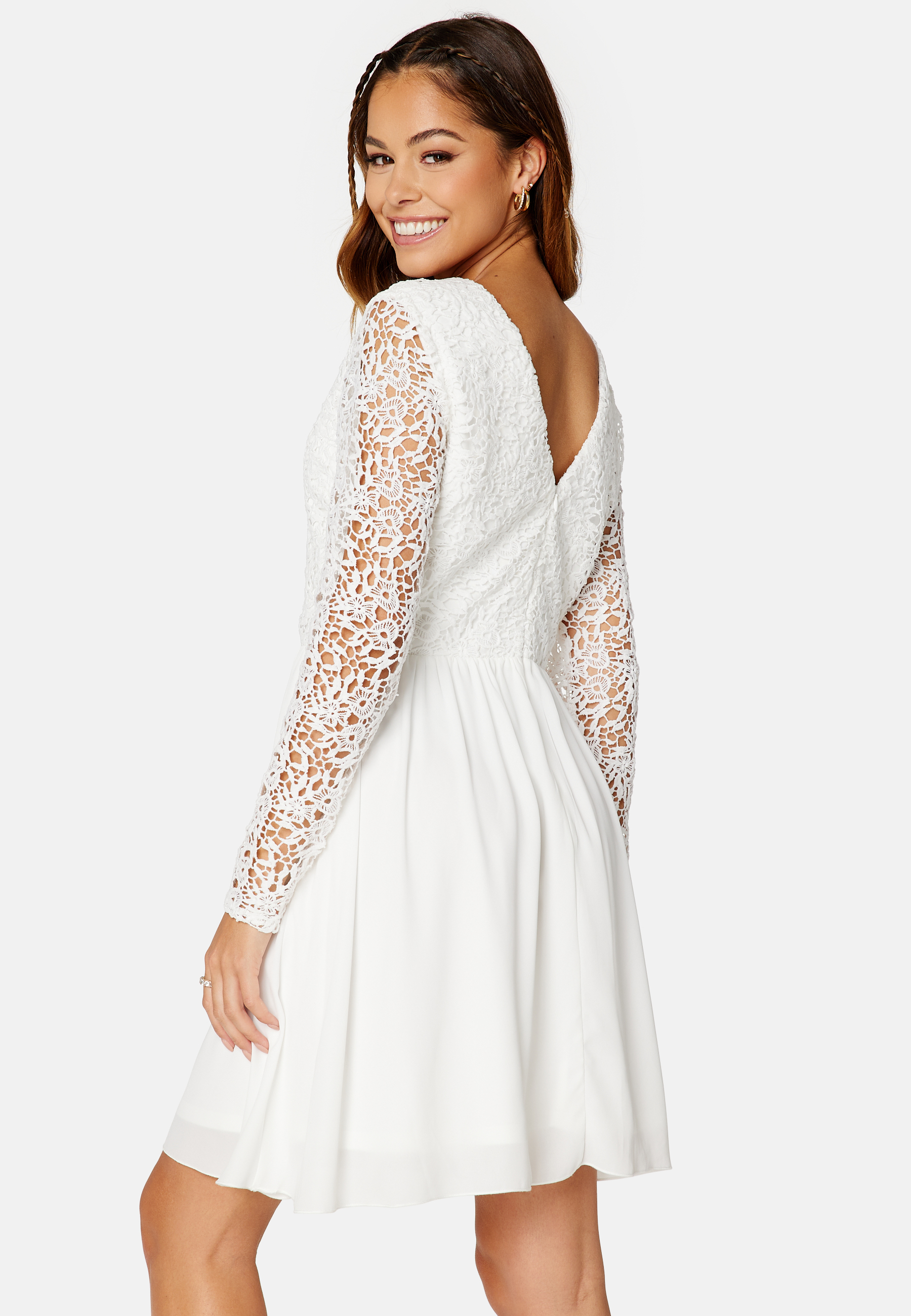 Emeraldine Deep Back Dress 2
