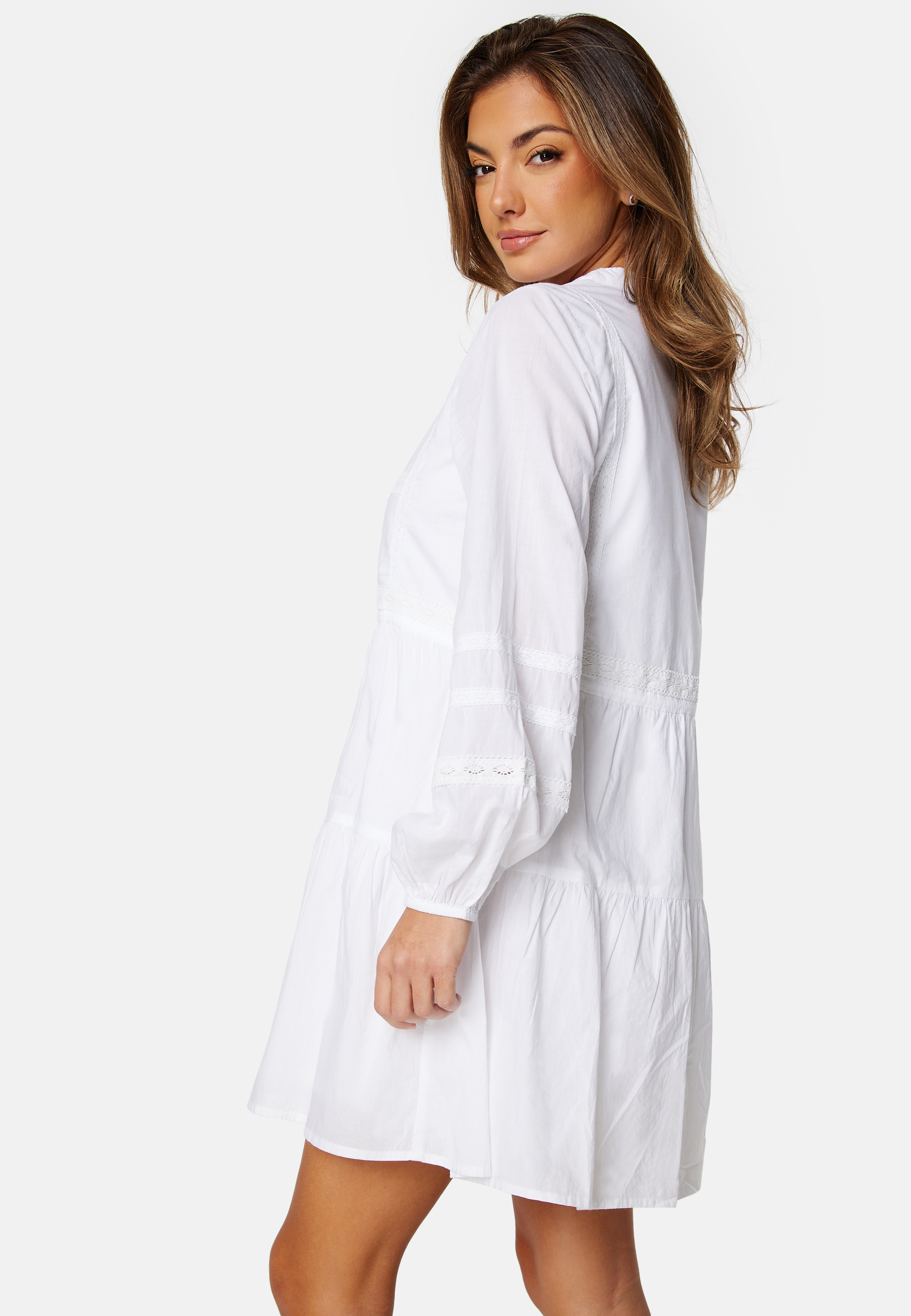 Tie L/S cotton dress 3