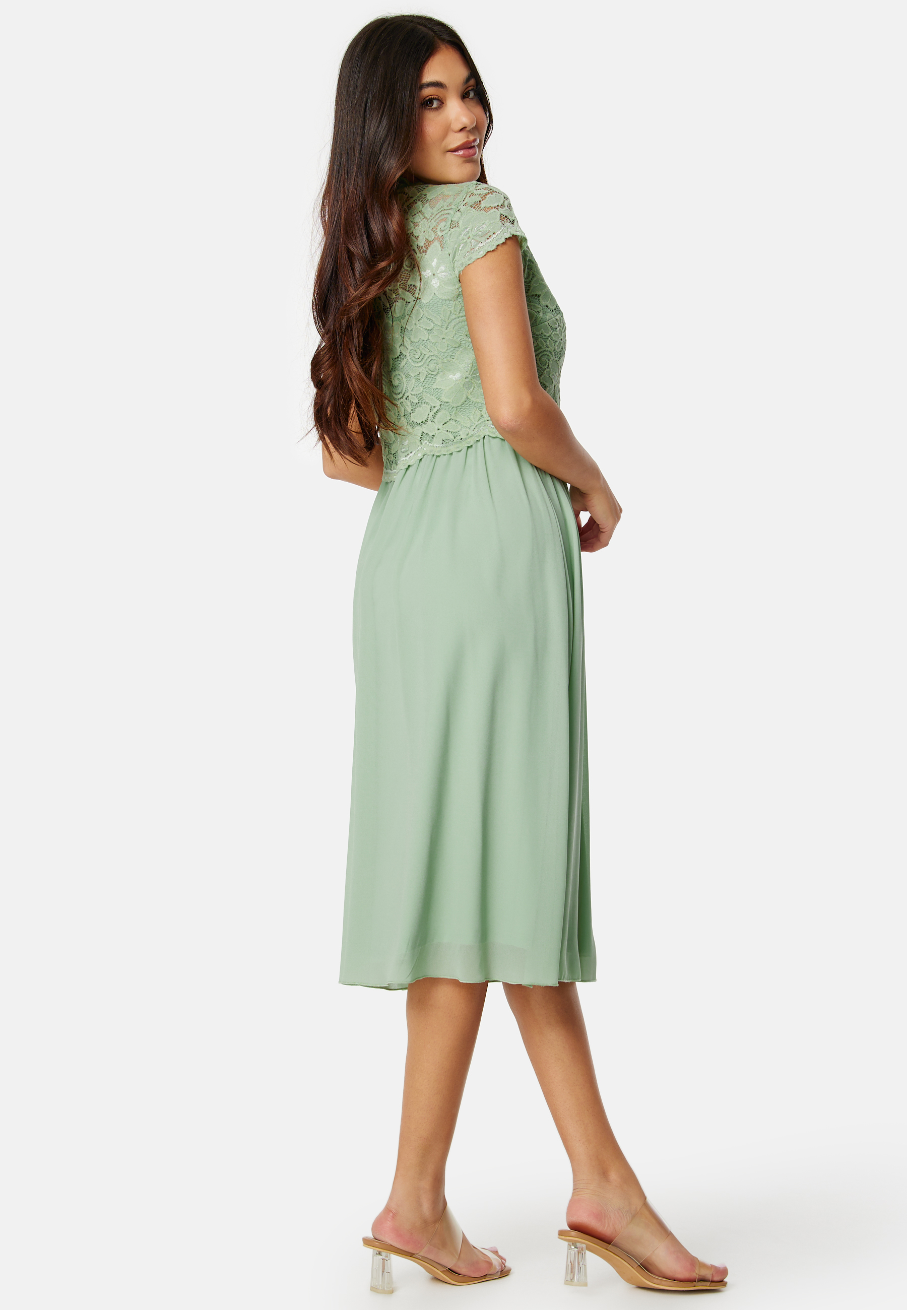Jolie Short Sleeve Midi Dress 2