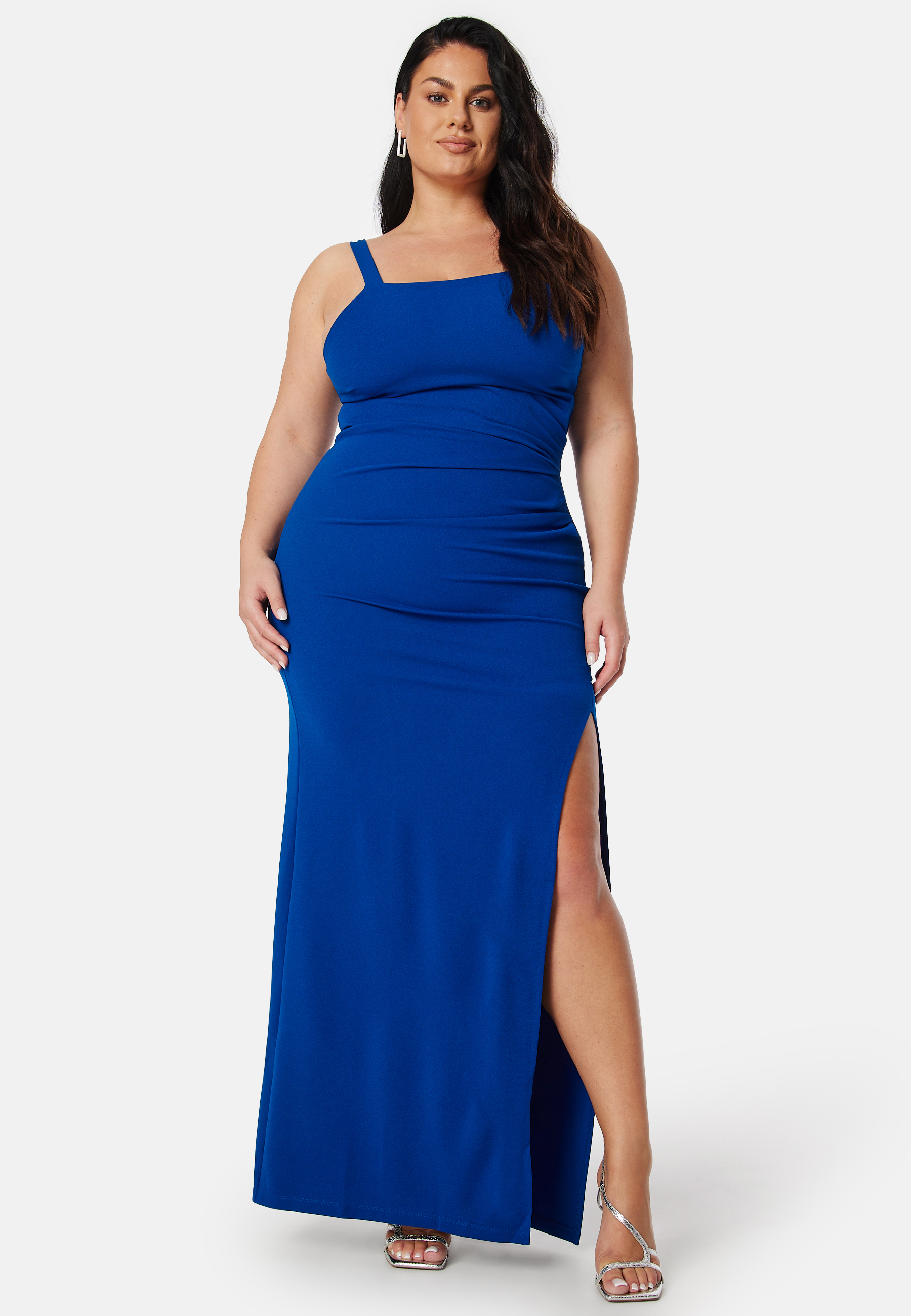 Square neck slit maxi dress 3
