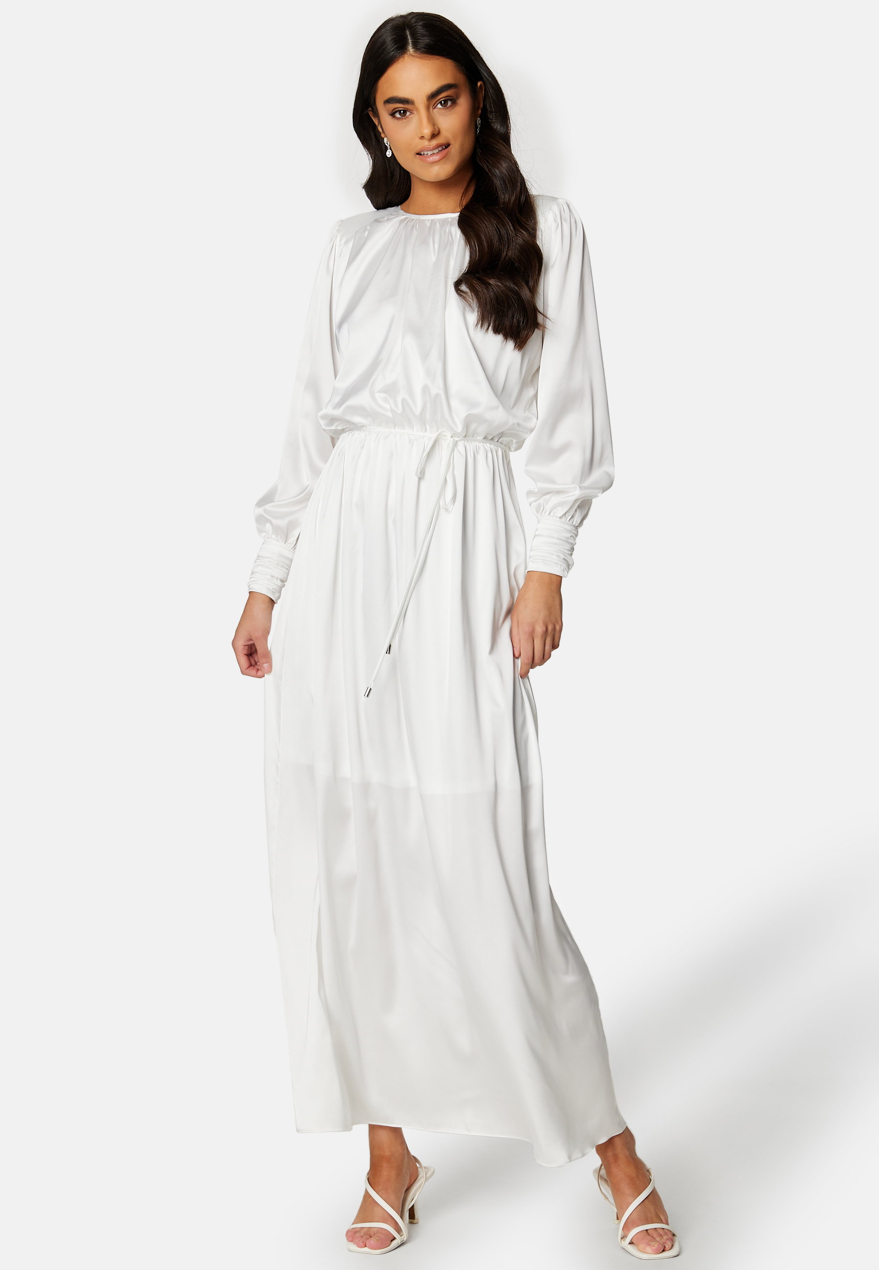 Klara Satin Maxi  Dress