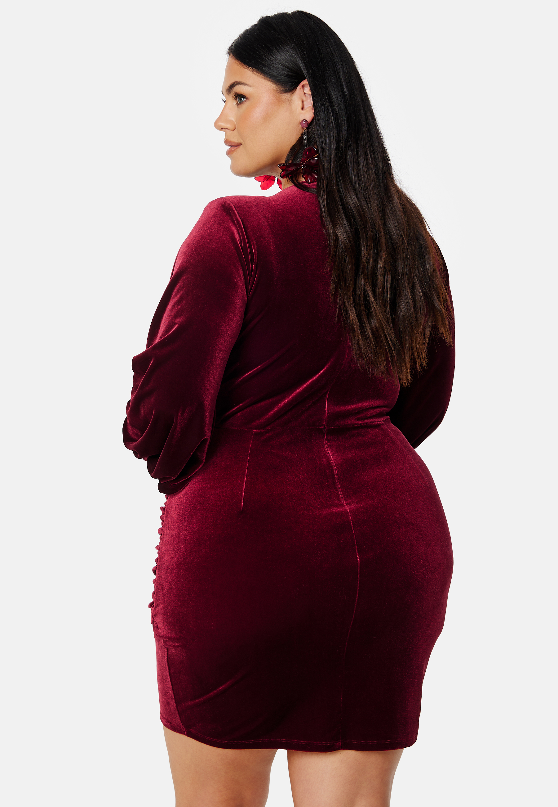 Velvet Wrap Dress 2