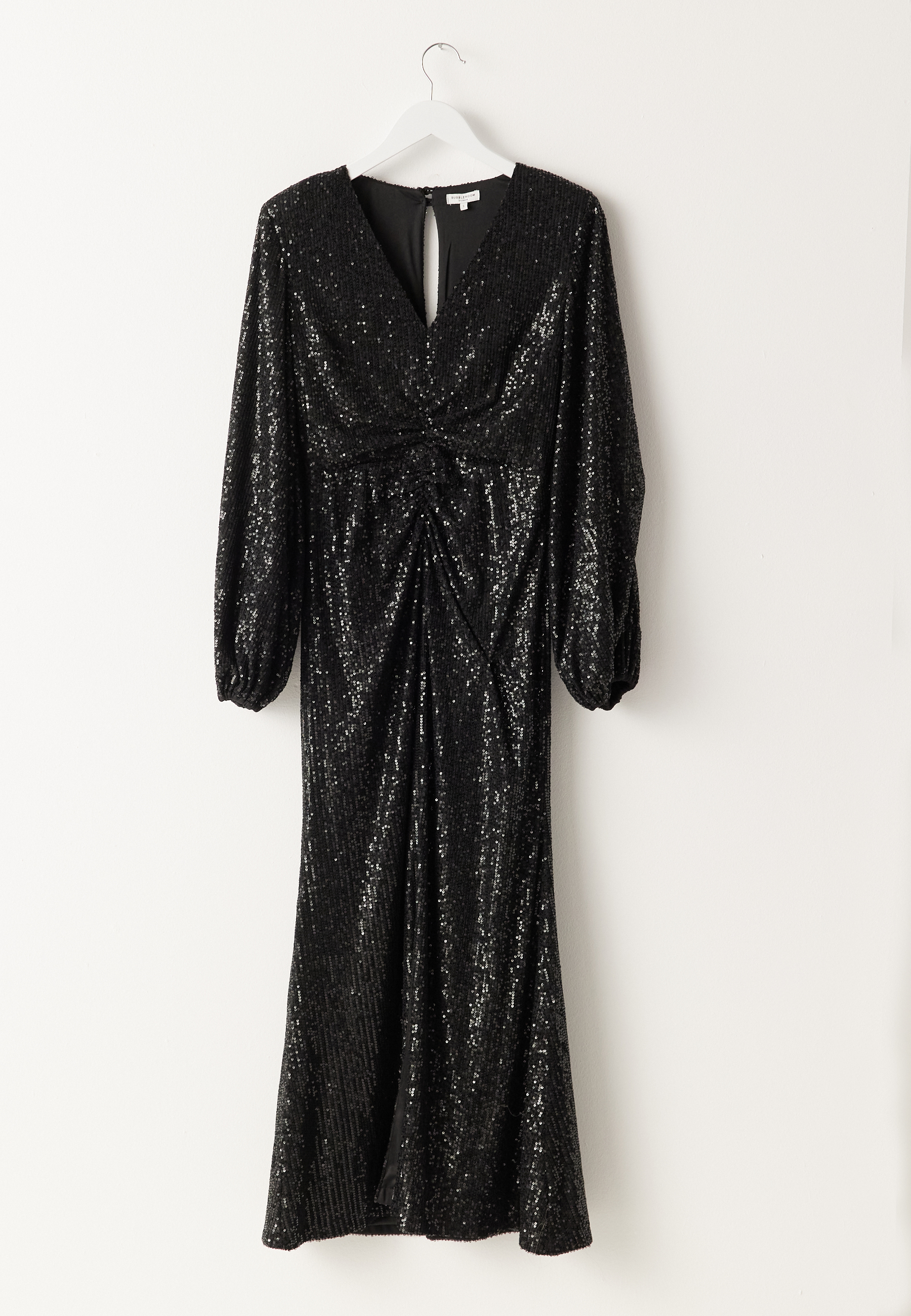 Long Sleeve Sequin Ankle Dress 4