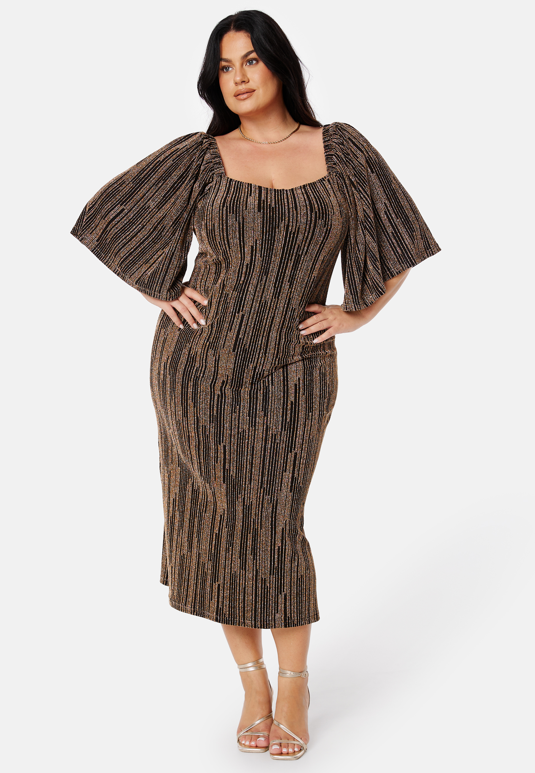 Lova-Lii Sparkling Midi Dress 2